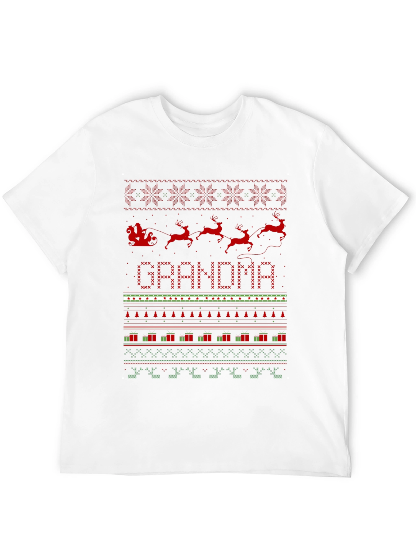 Grandma Ugly Christmas Sweater T-Shirt