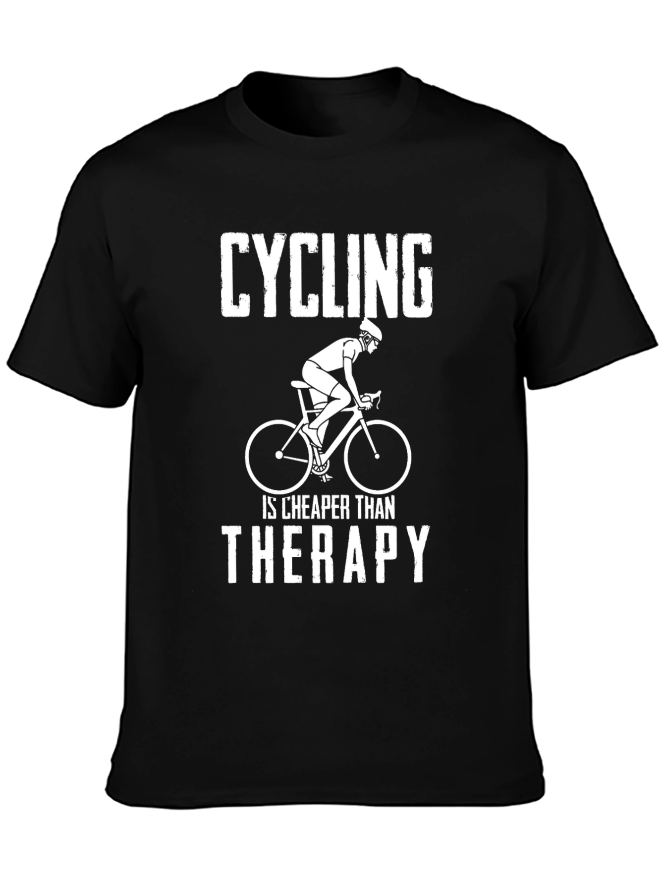 Cycling Cheaper Than Therapy T-Shirt