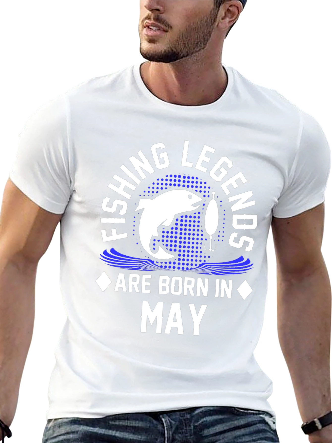 Fishing Legends Born in May T-Shirt