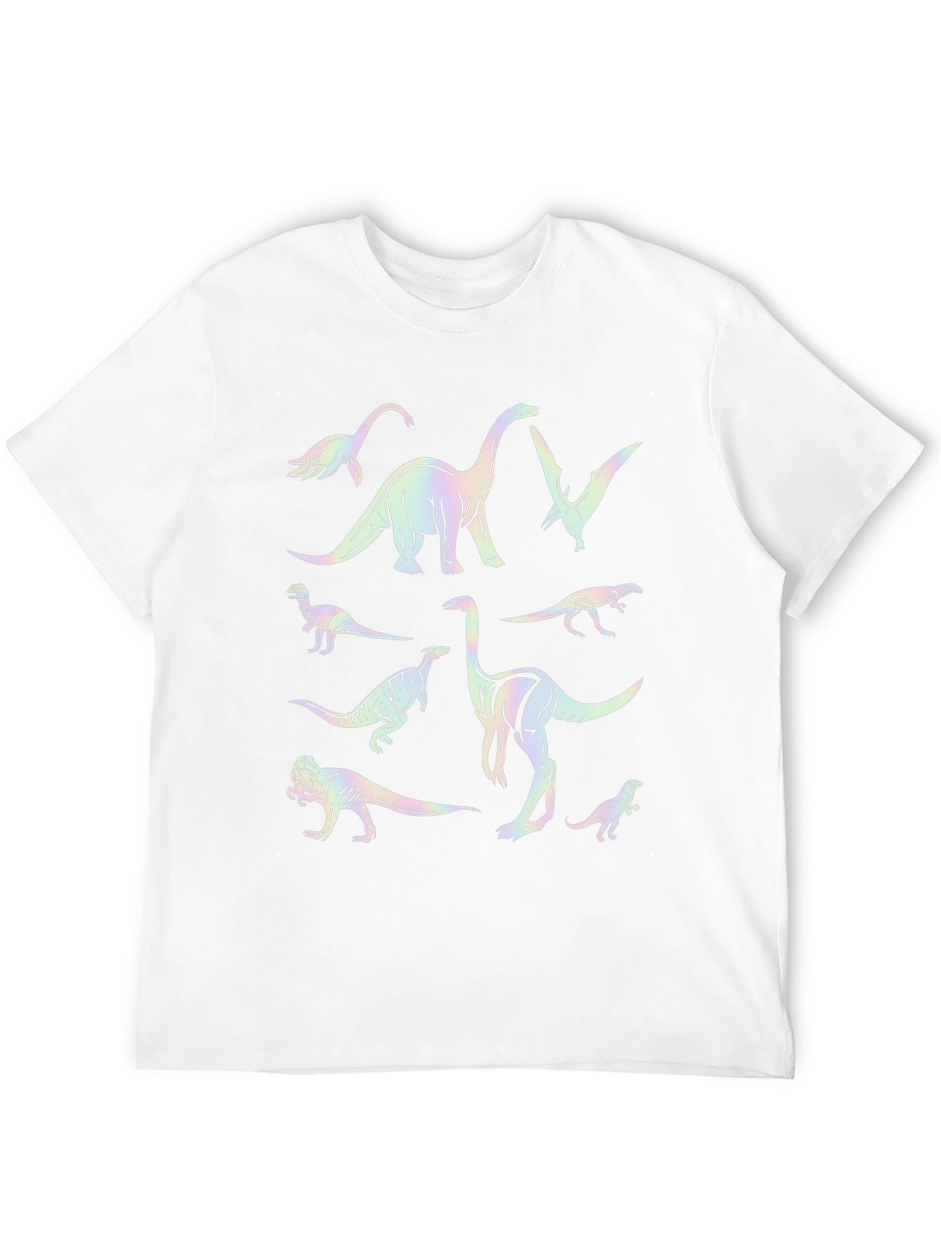 Dinosaur Holographic Graphic Tee