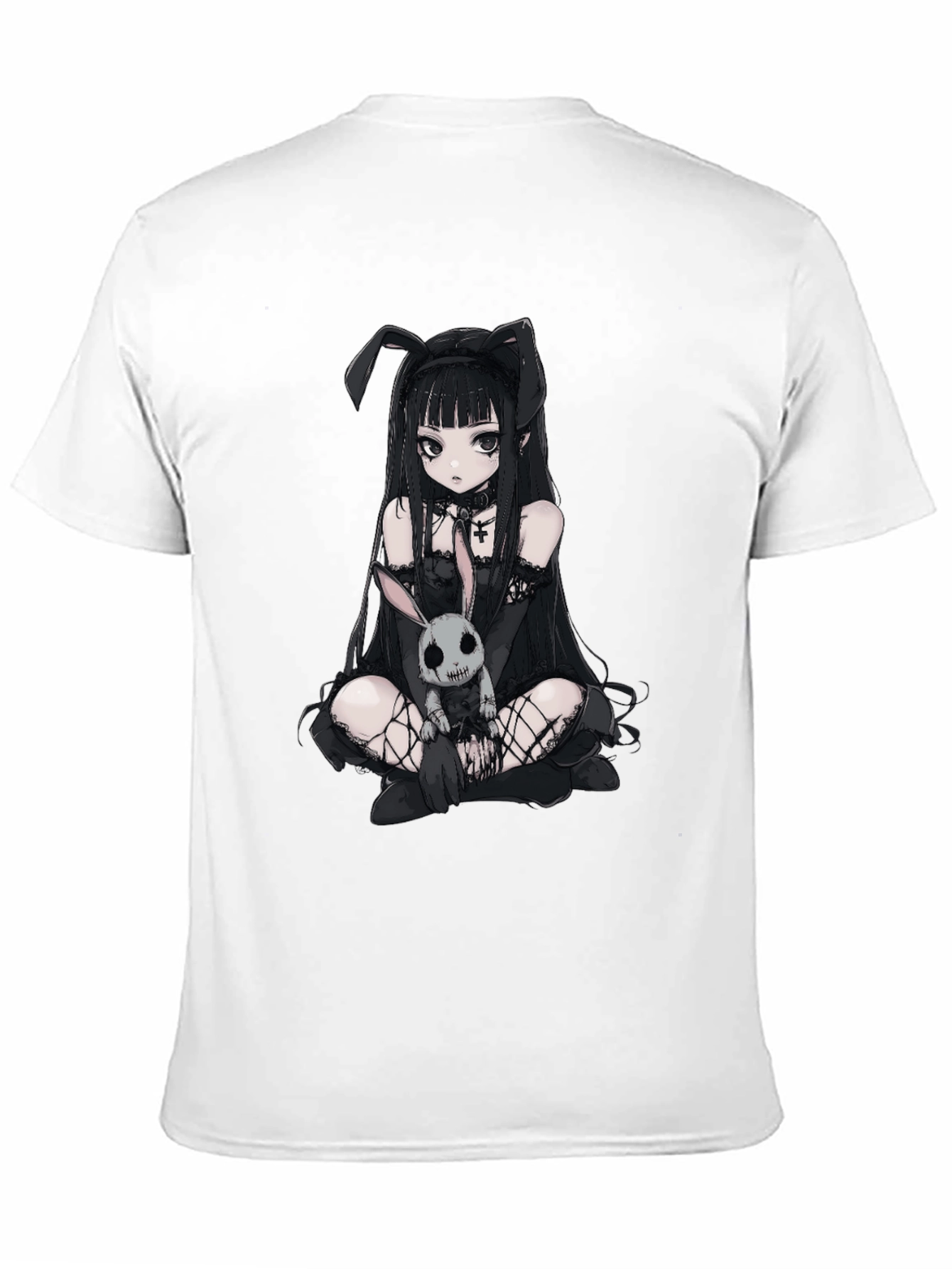 Gothic Anime Bunny Girl T-Shirt