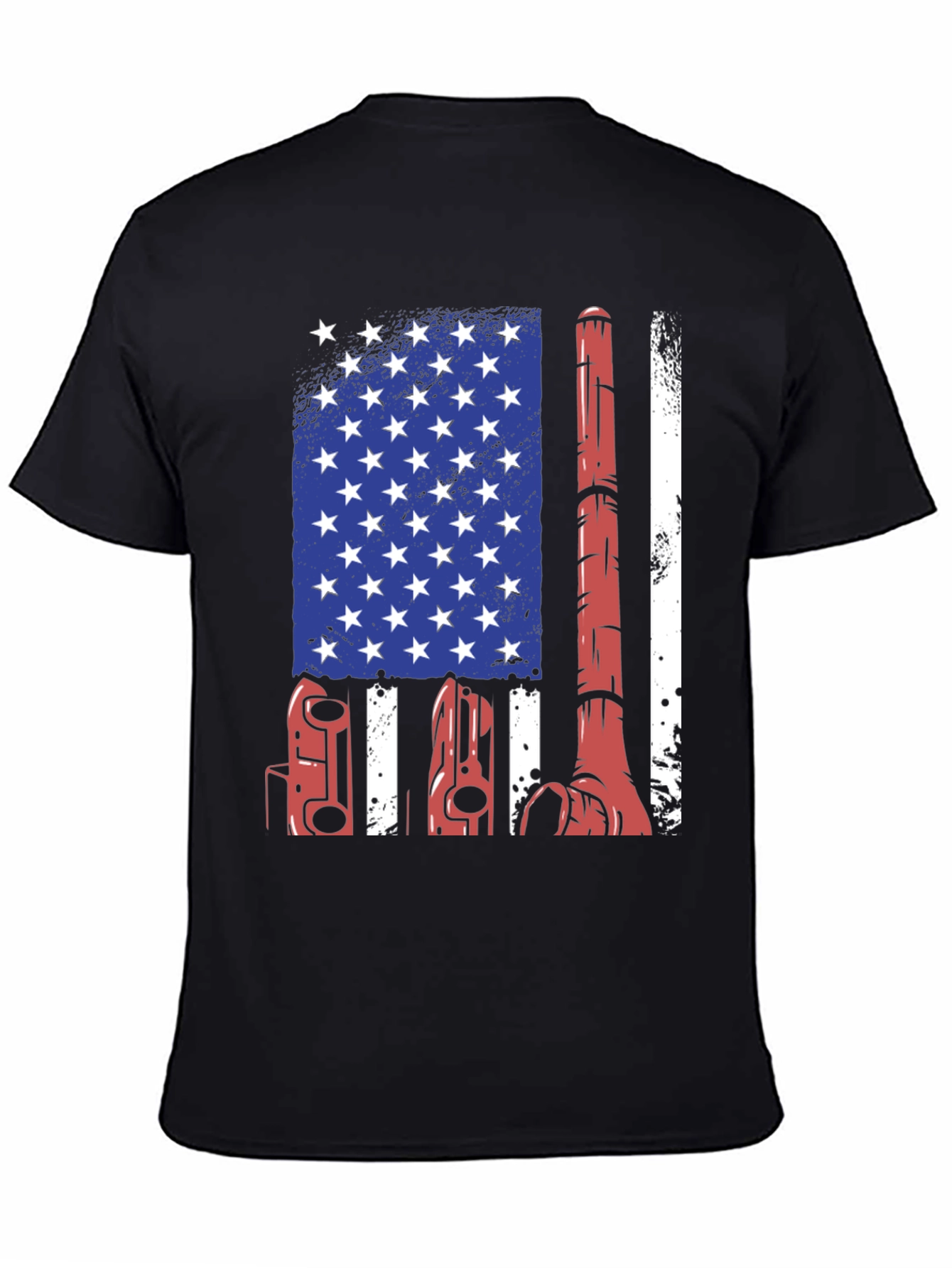 American Flag Welder T-Shirt