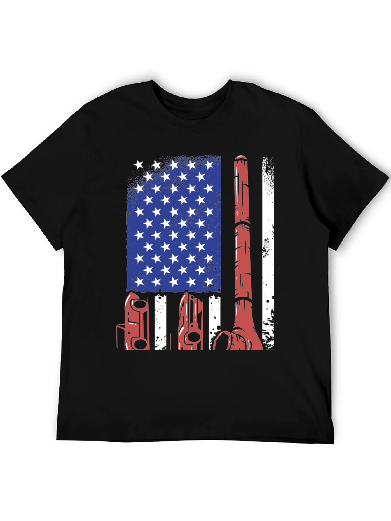 American Flag Welder T-Shirt