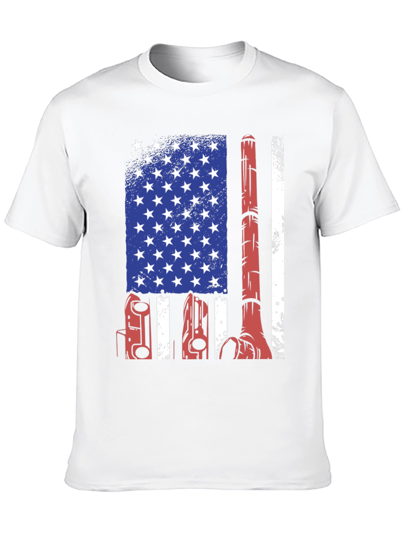 American Flag Welder T-Shirt