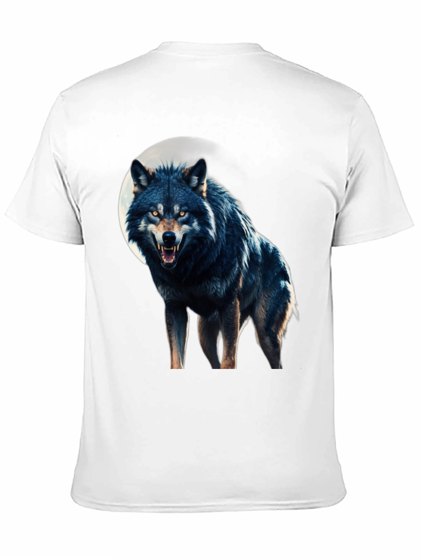 Wolf Moon Graphic Tee - Fierce Black T-Shirt