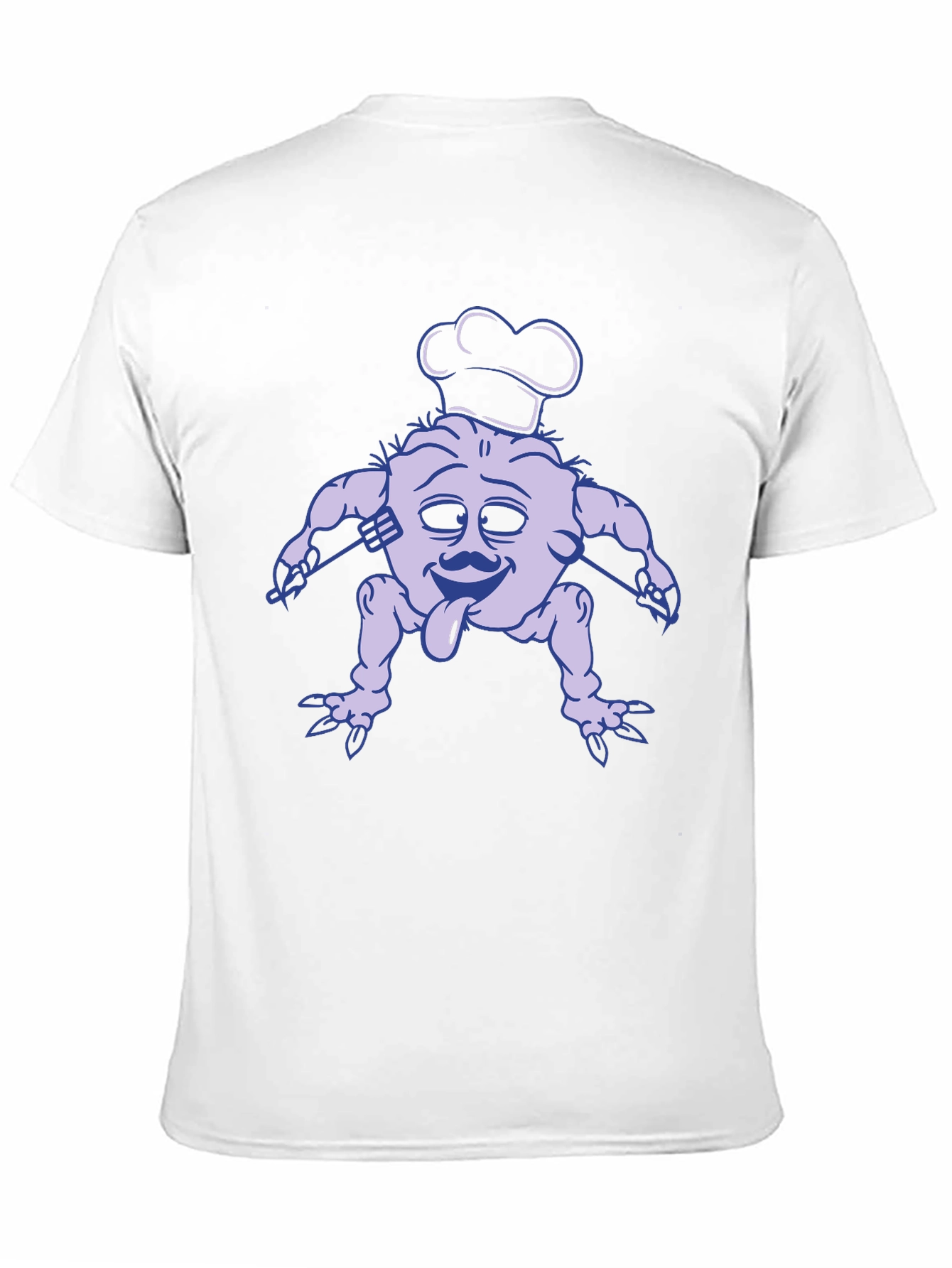 Chef Monster Graphic Tee - Black Cotton T-Shirt