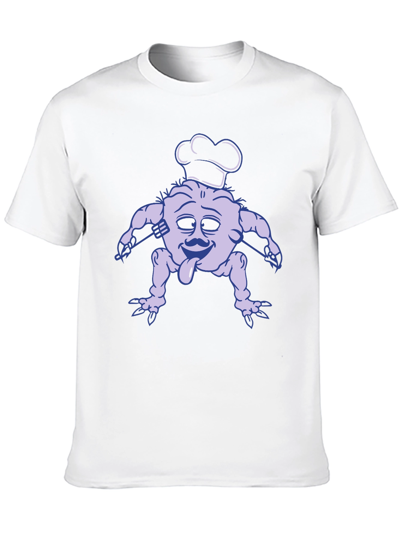 Chef Monster Graphic Tee - Black Cotton T-Shirt