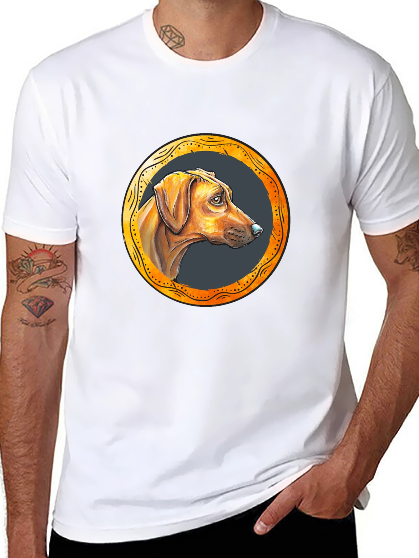 Dog Breed Graphic Tee - Unisex Cotton T-Shirt
