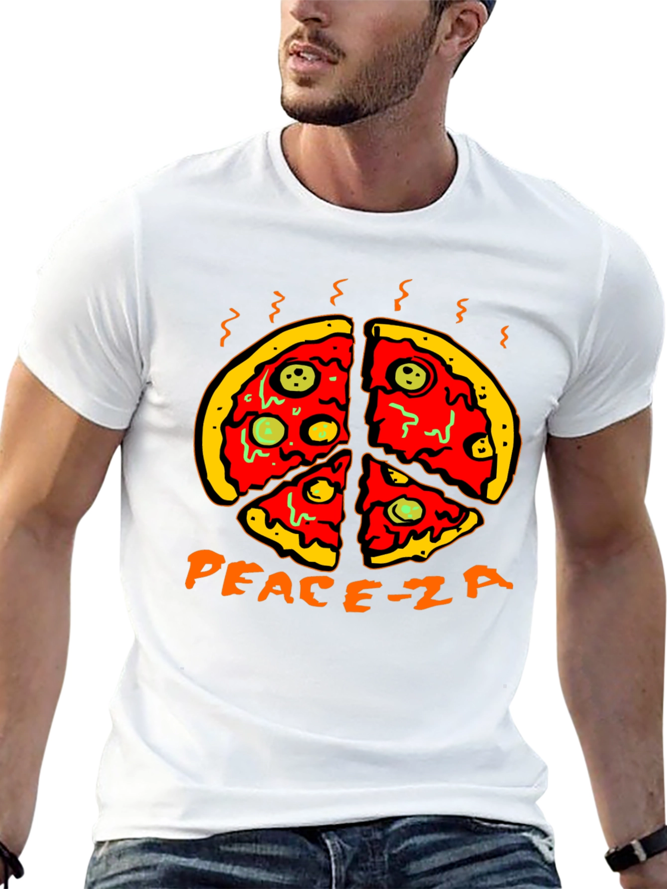 Peace-za Pizza Graphic Tee