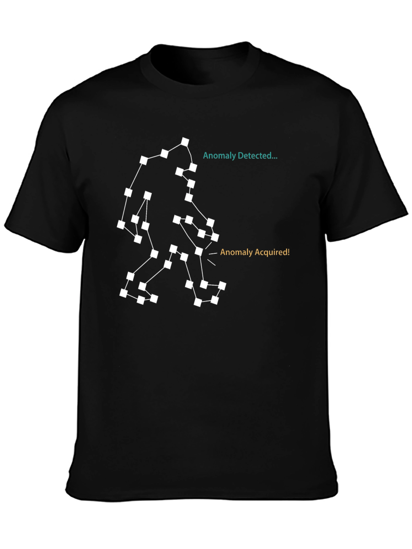 Anomaly Detected Bigfoot Graphic T-Shirt