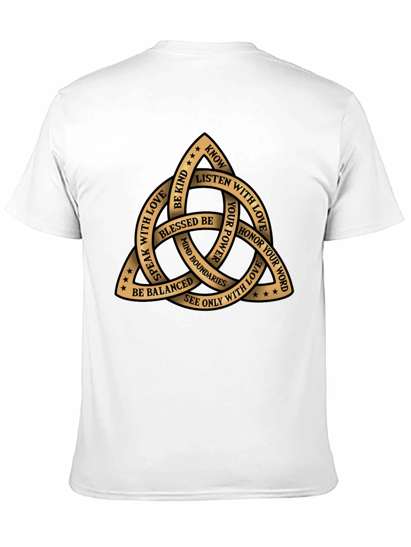 Celtic Knot T-Shirt - Love Power and Kindness
