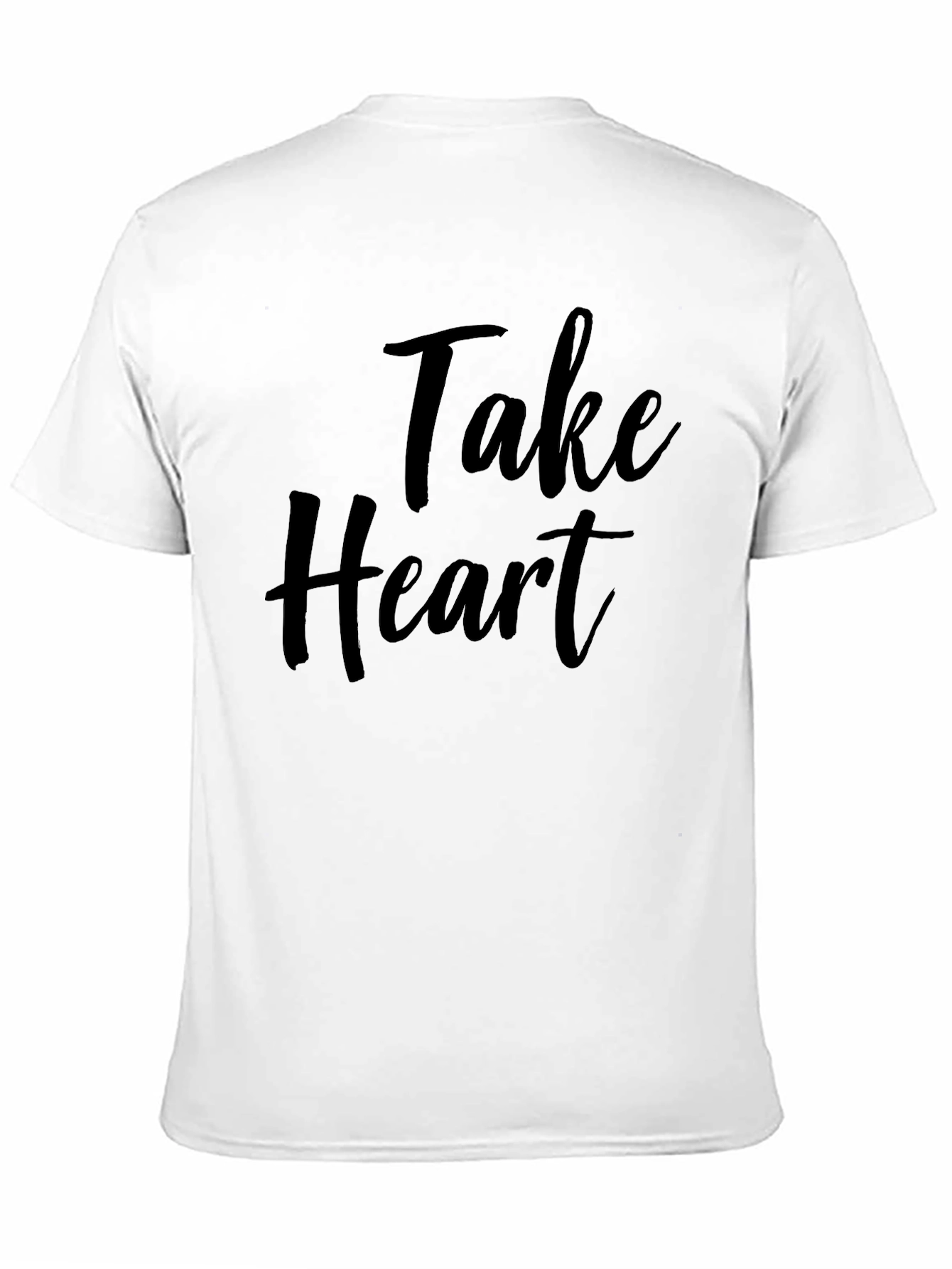 Take Heart Black Graphic Tee - Stylish Comfort