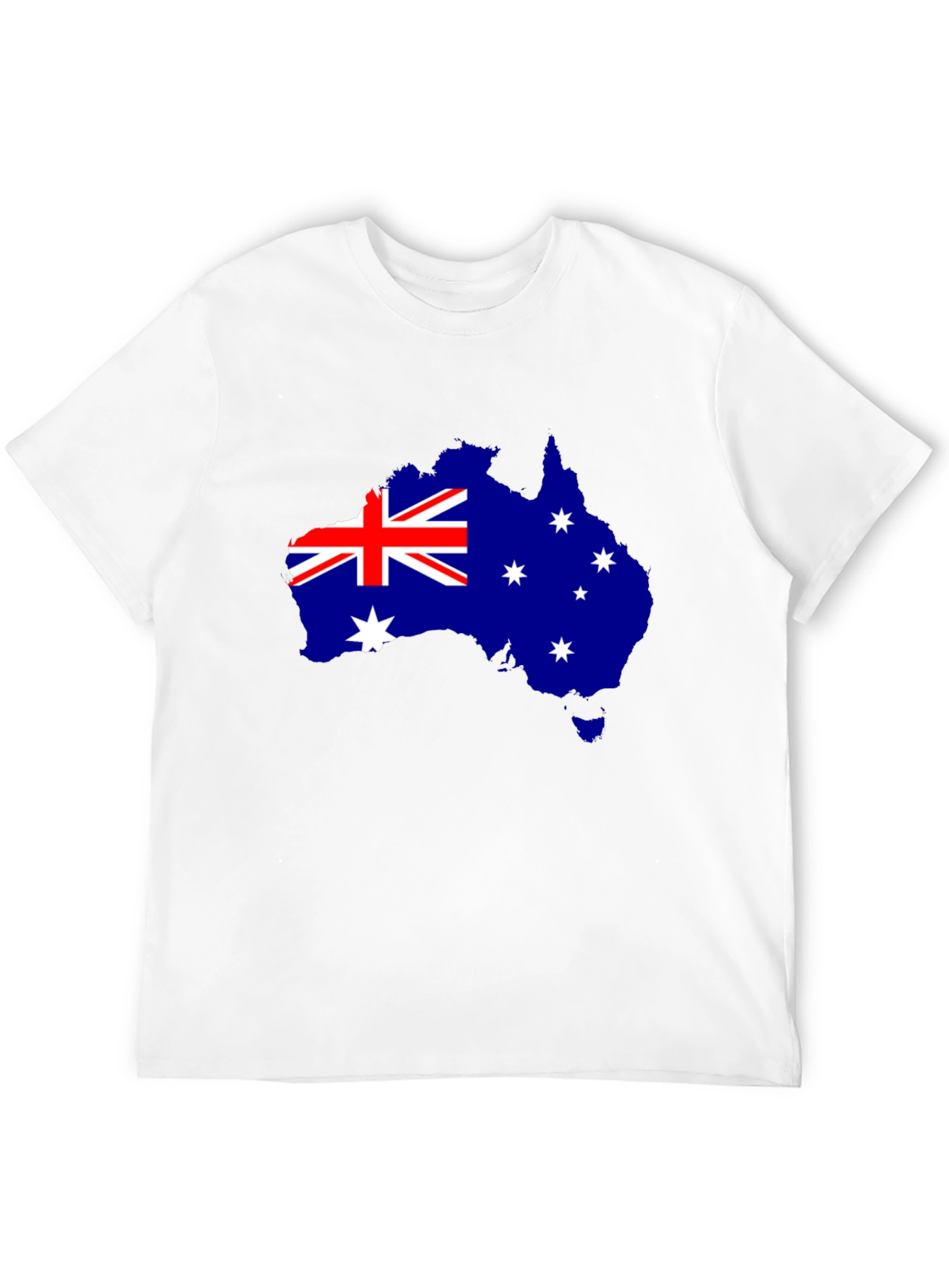 Australia Map Flag Graphic T-Shirt