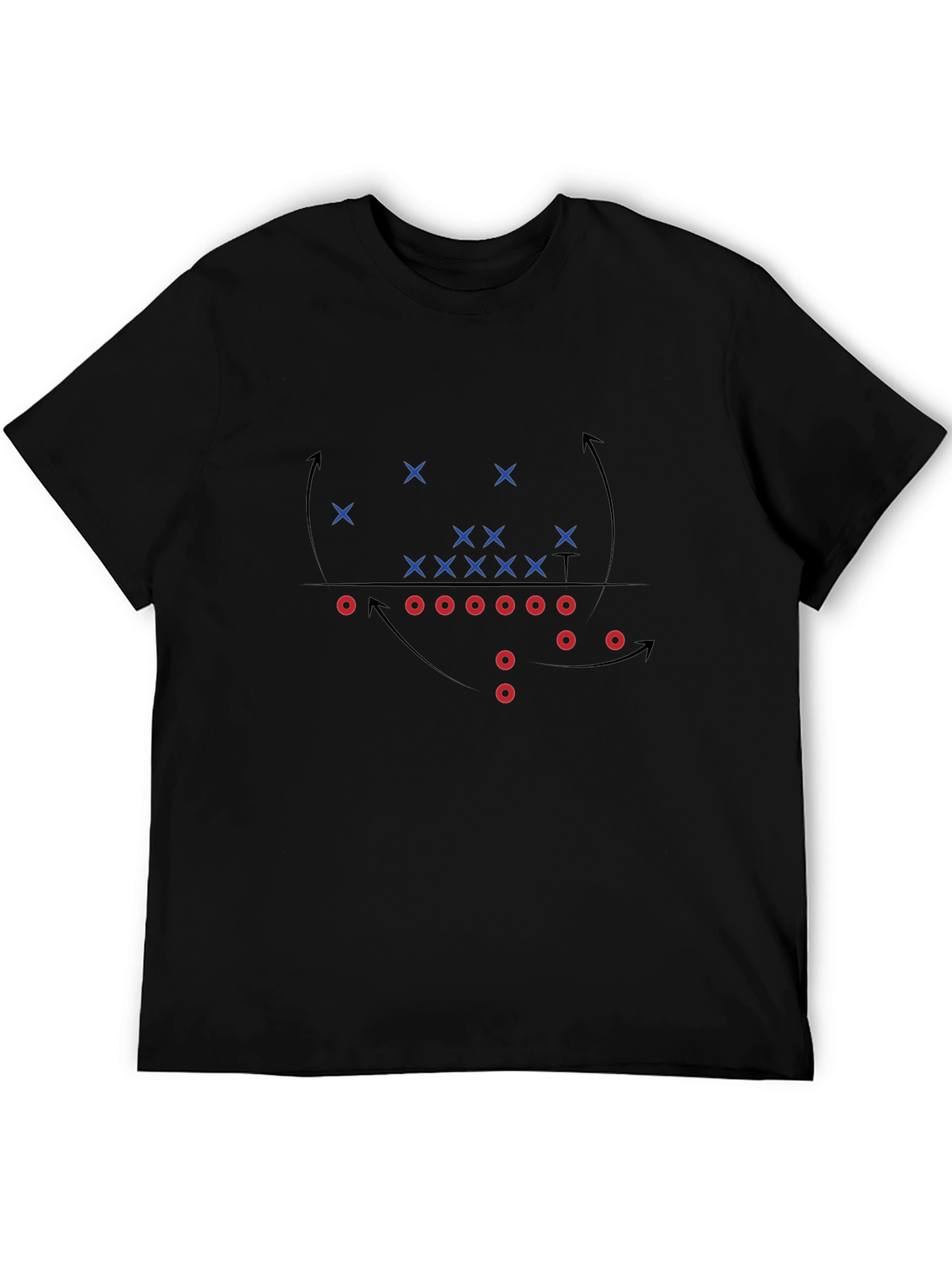 Football Play T-Shirt - Black