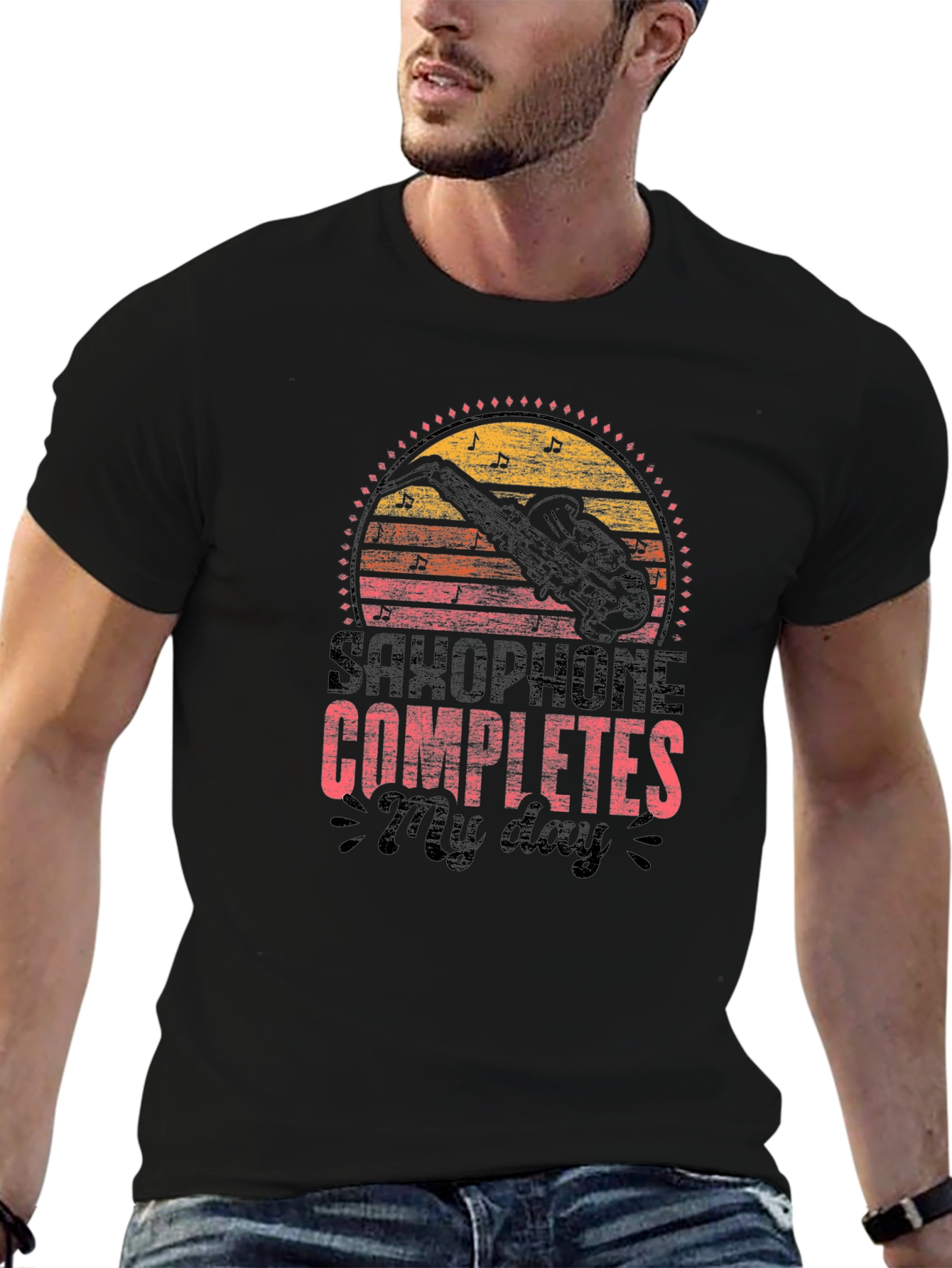 Saxophone Completes My Day T-Shirt