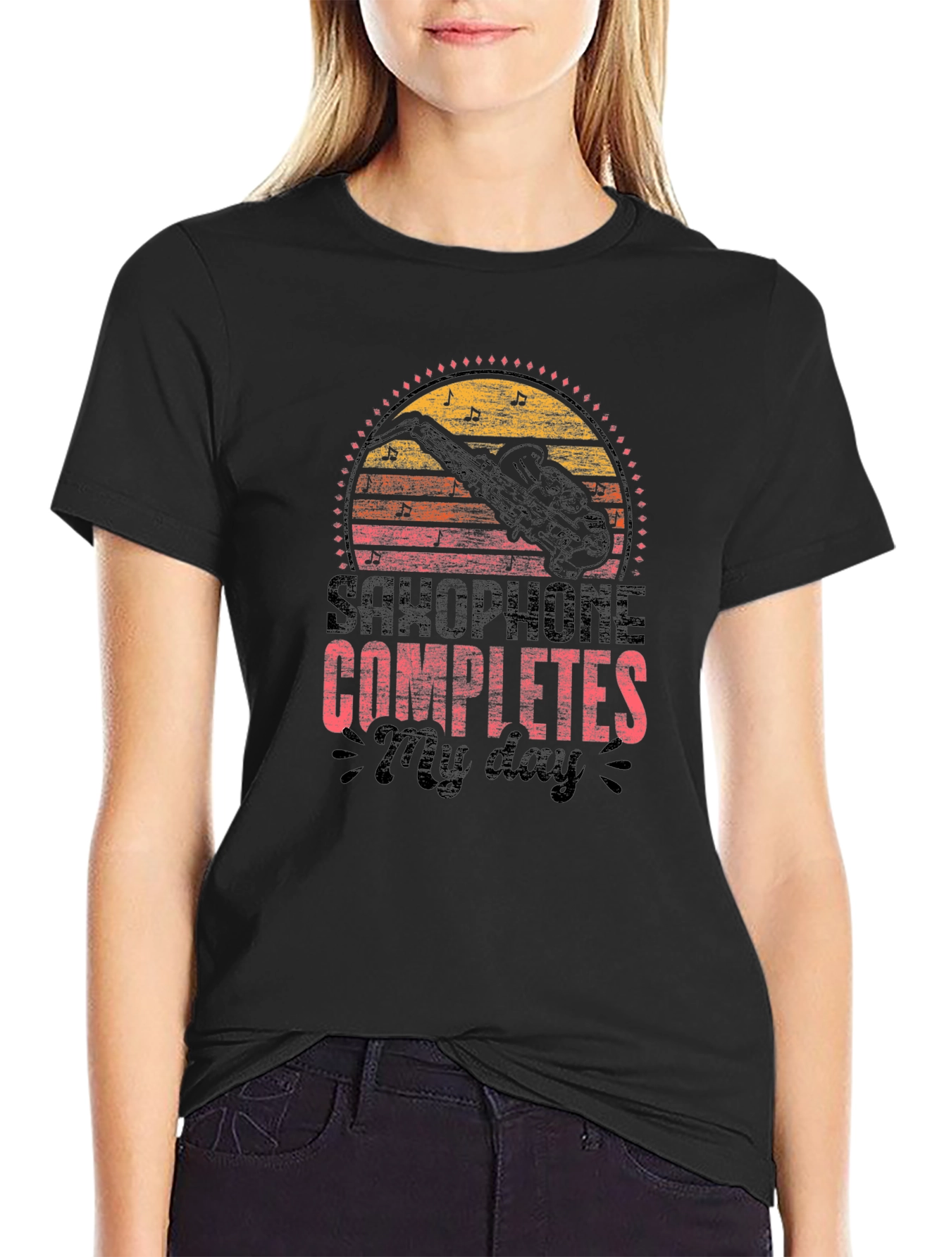 Saxophone Completes My Day T-Shirt