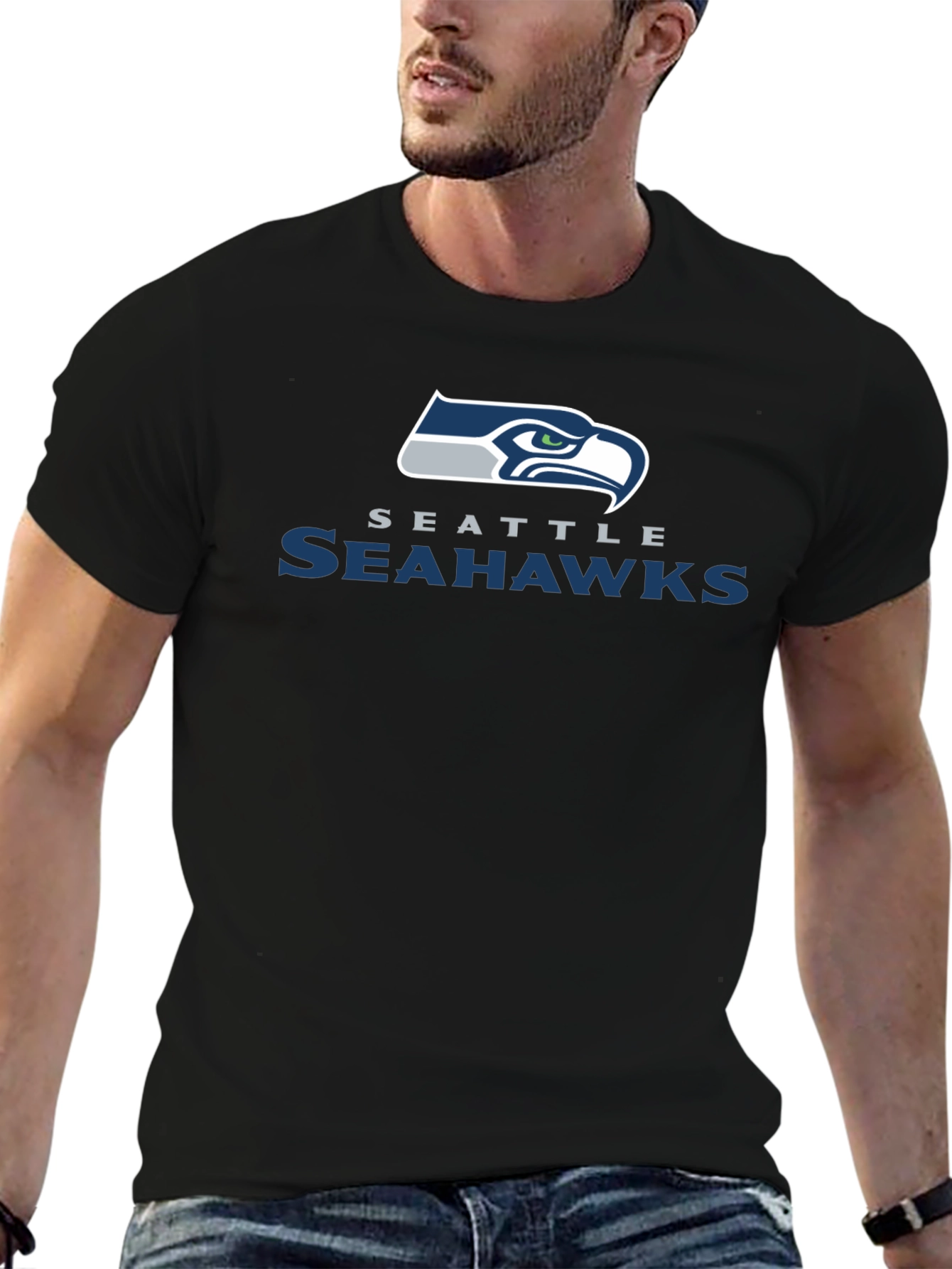 Seattle Seahawks Black T-Shirt