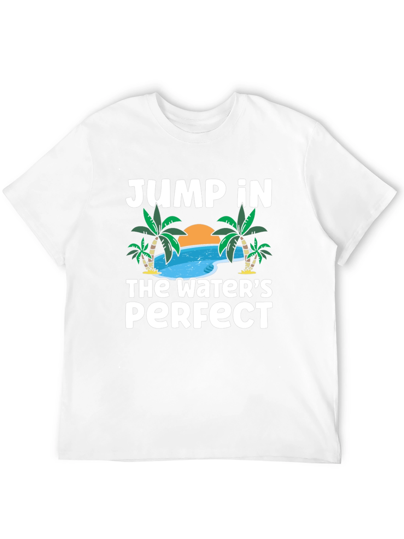 Jump In The Waters Perfect T-Shirt - Summer Fun