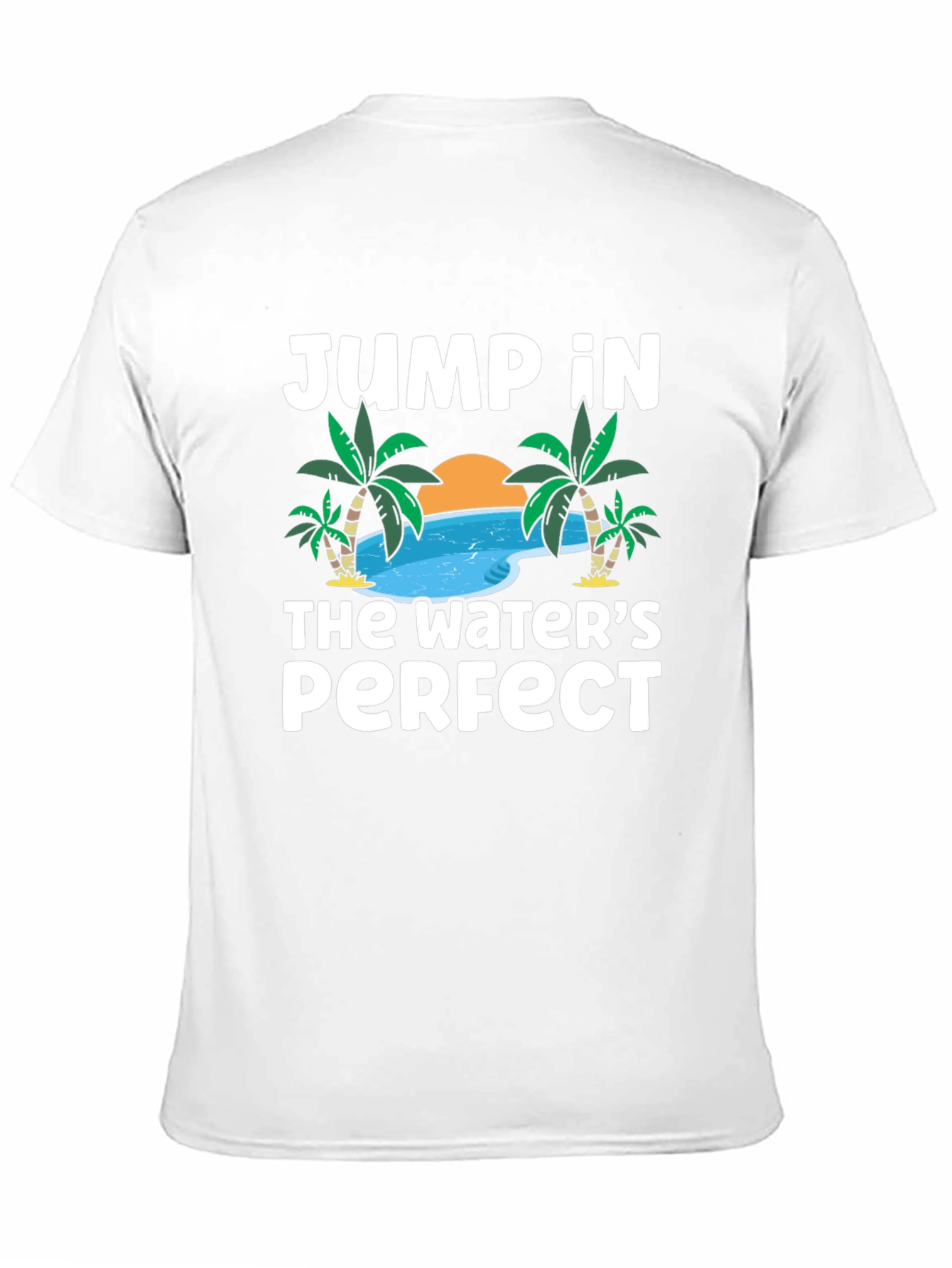 Jump In The Waters Perfect T-Shirt - Summer Fun