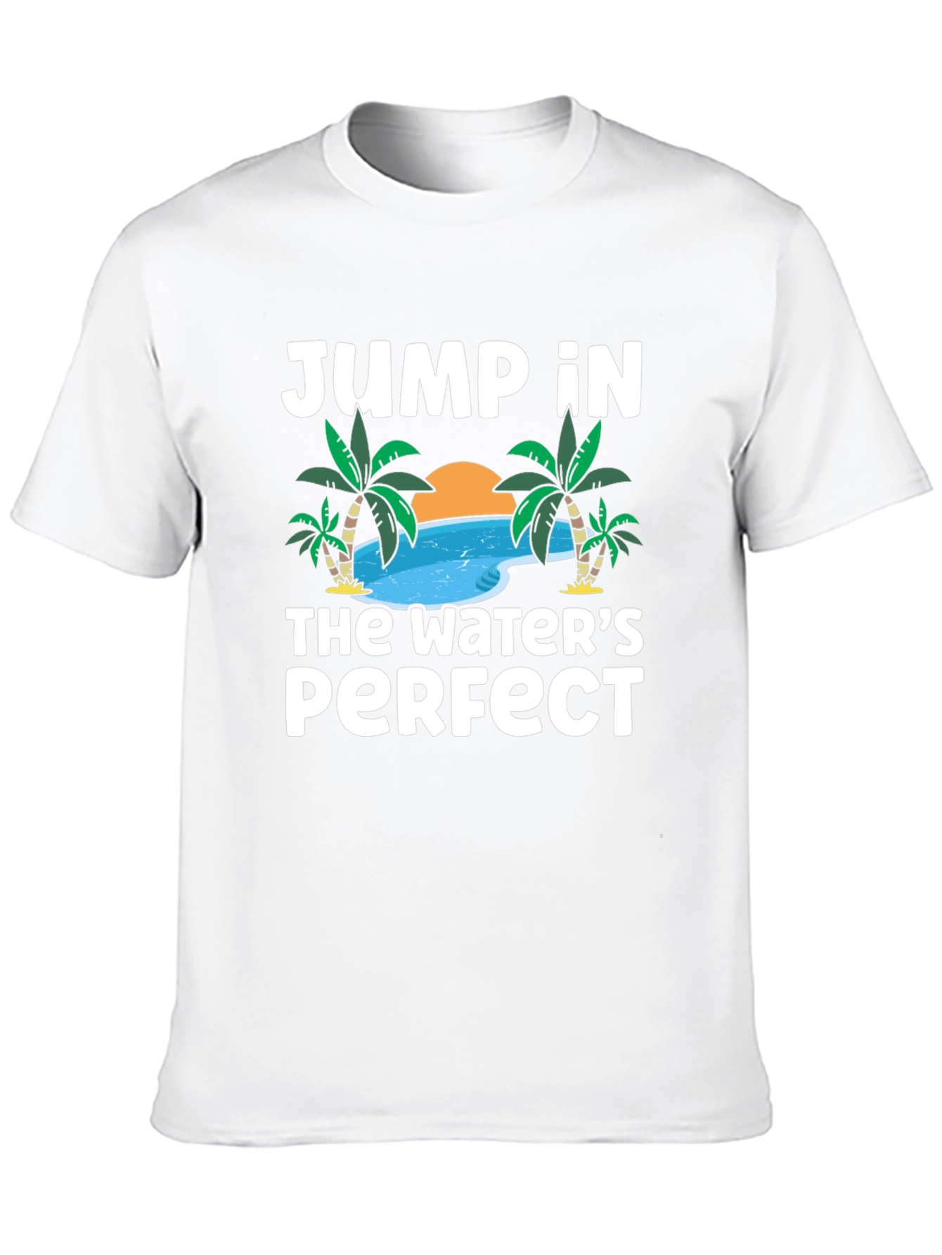 Jump In The Waters Perfect T-Shirt - Summer Fun