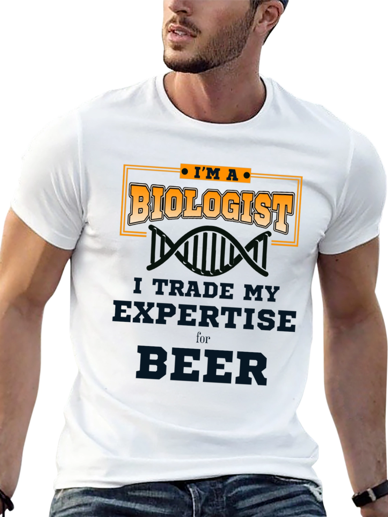 Biologist T-Shirt - Trade Expertise for Beer