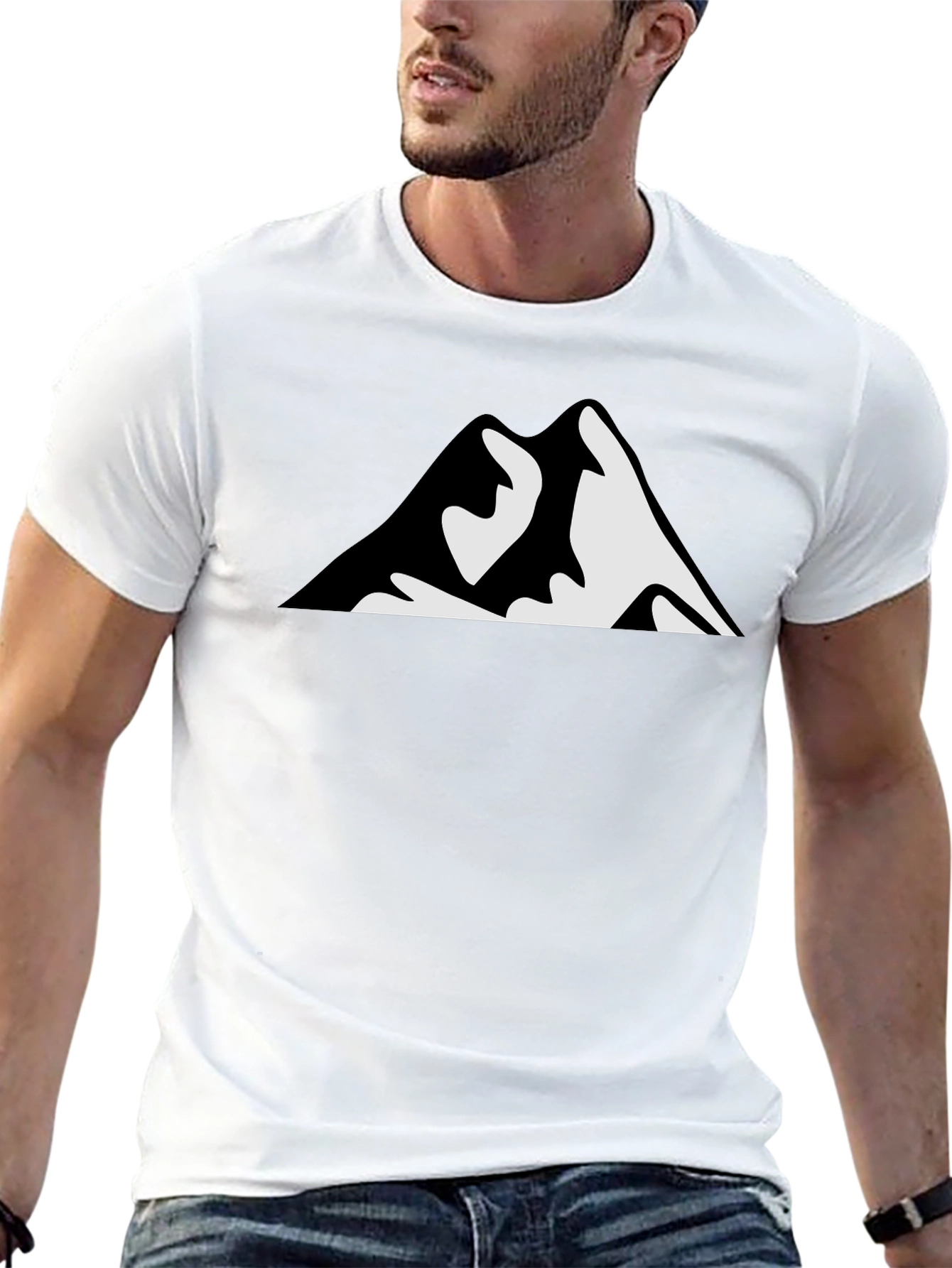 Black Mountain Graphic Tee - Adventure Awaits!