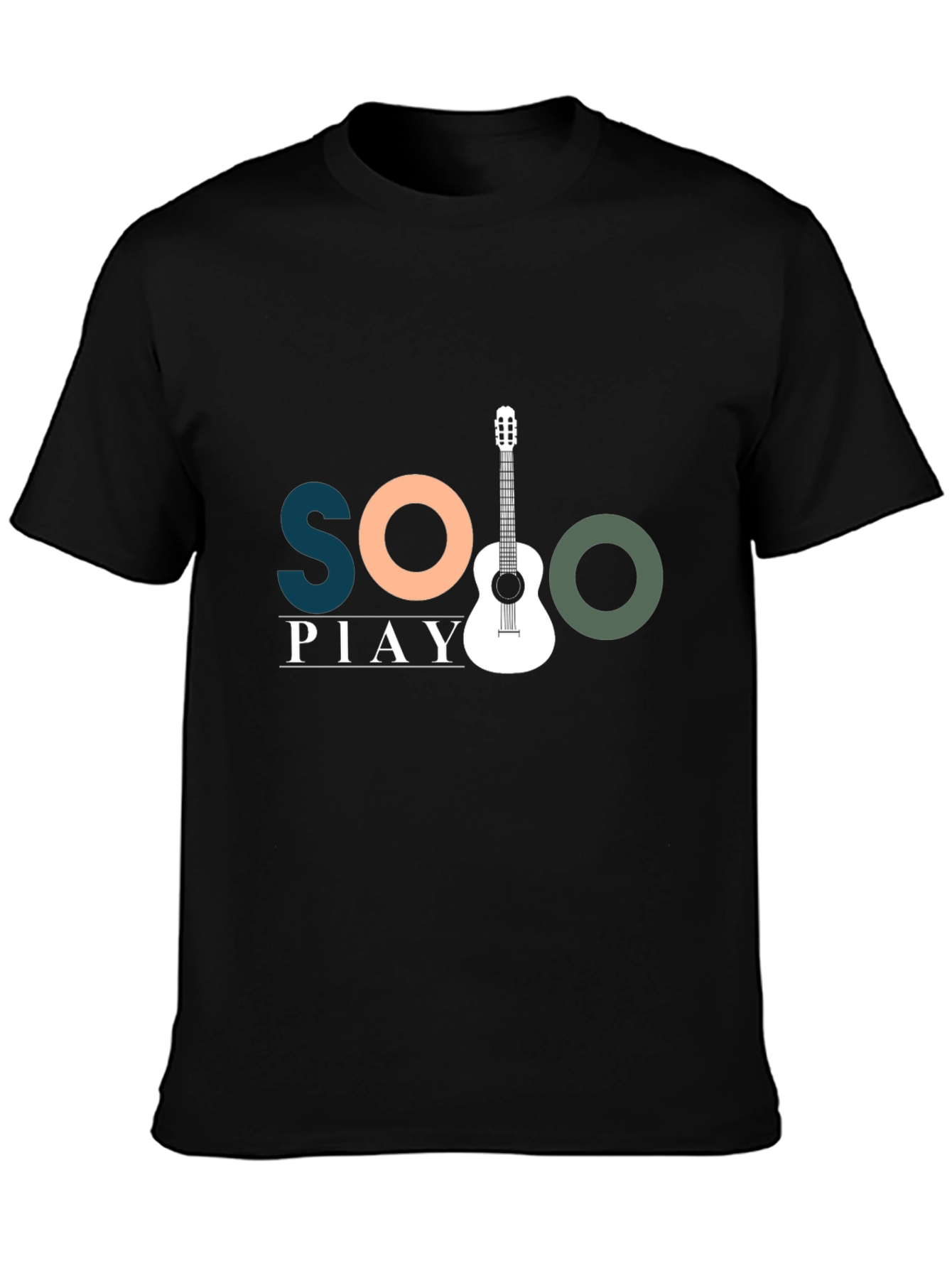 Solo Play Guitar Graphic Tee