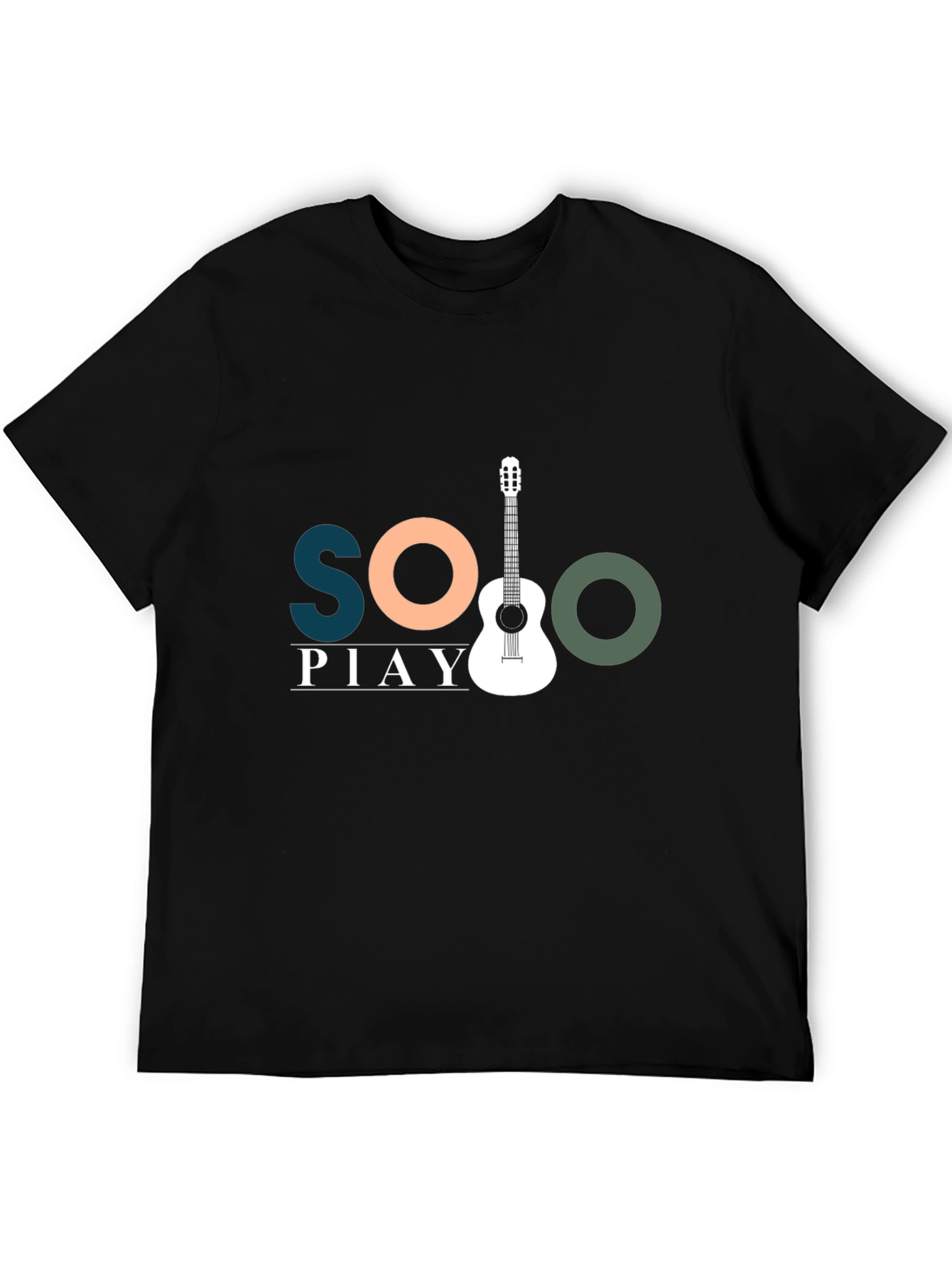 Solo Play Guitar Graphic Tee