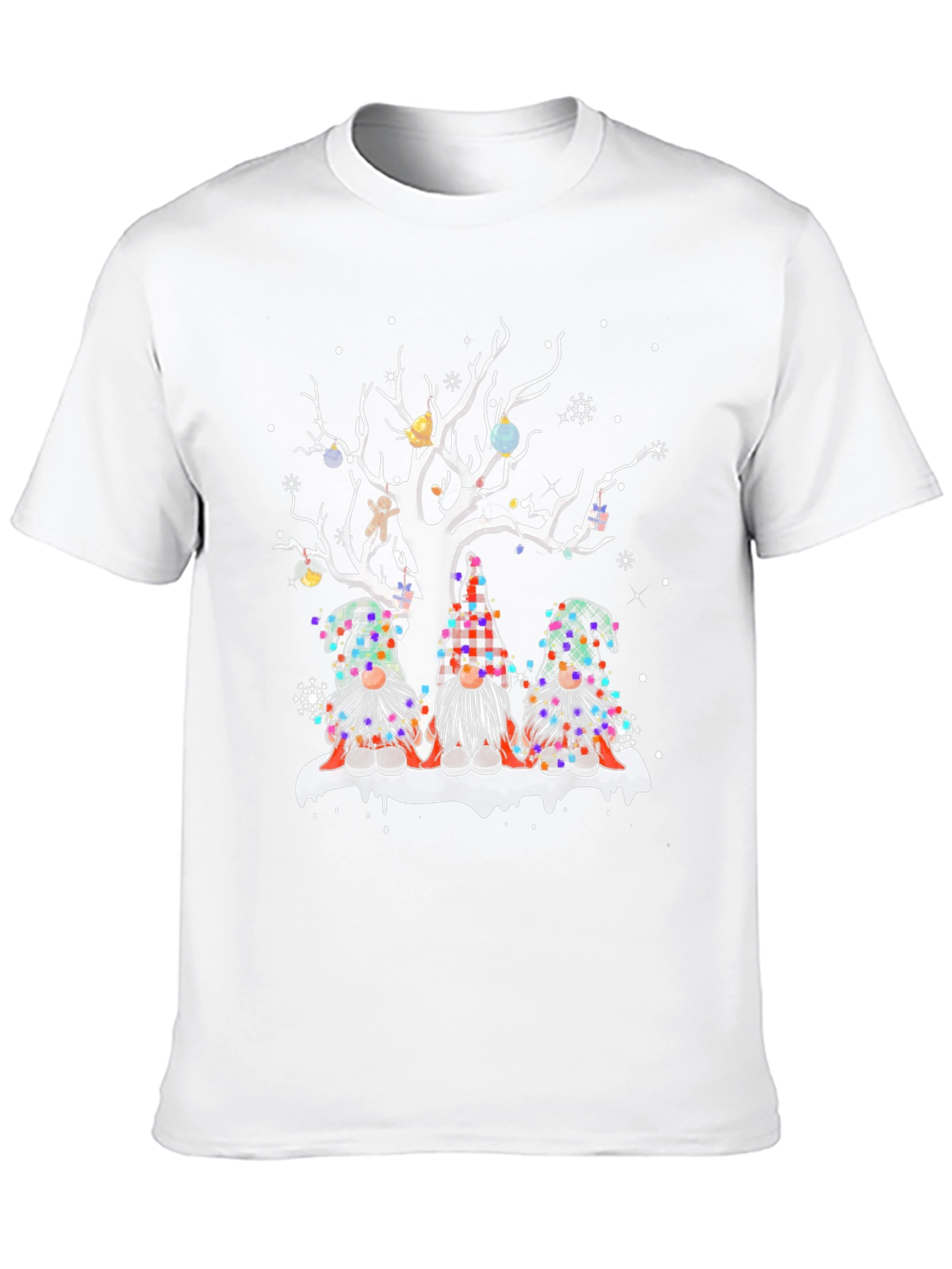 Festive Gnome Christmas Tree T-Shirt