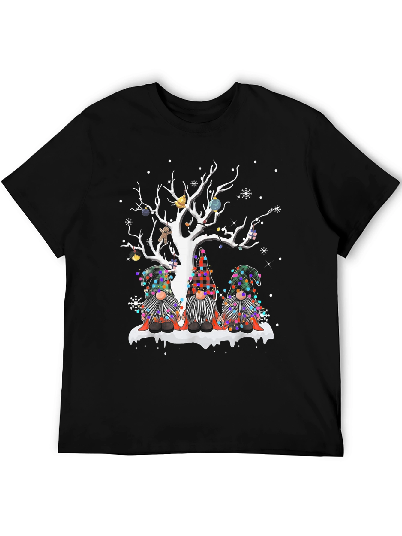 Festive Gnome Christmas Tree T-Shirt