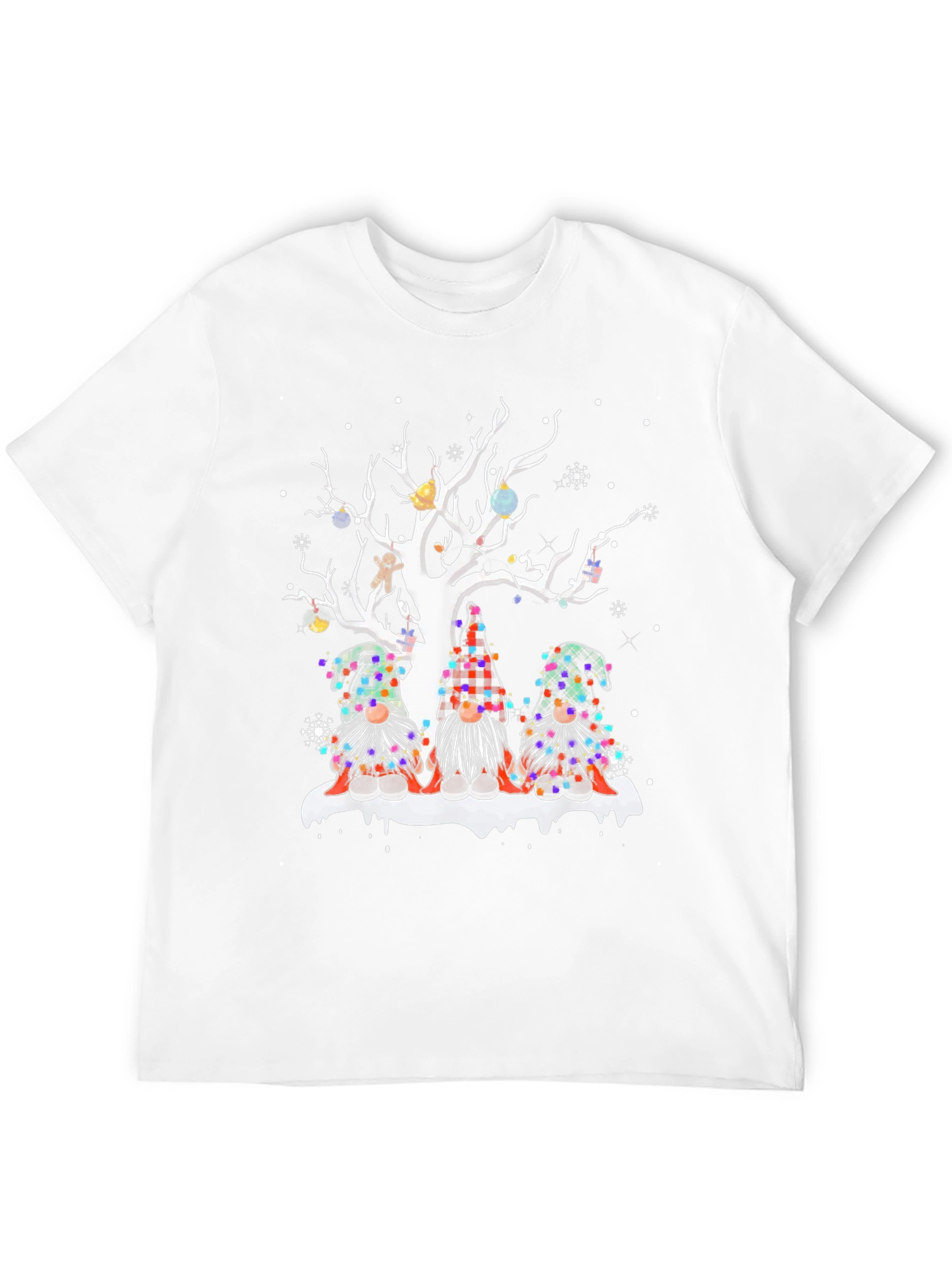 Festive Gnome Christmas Tree T-Shirt