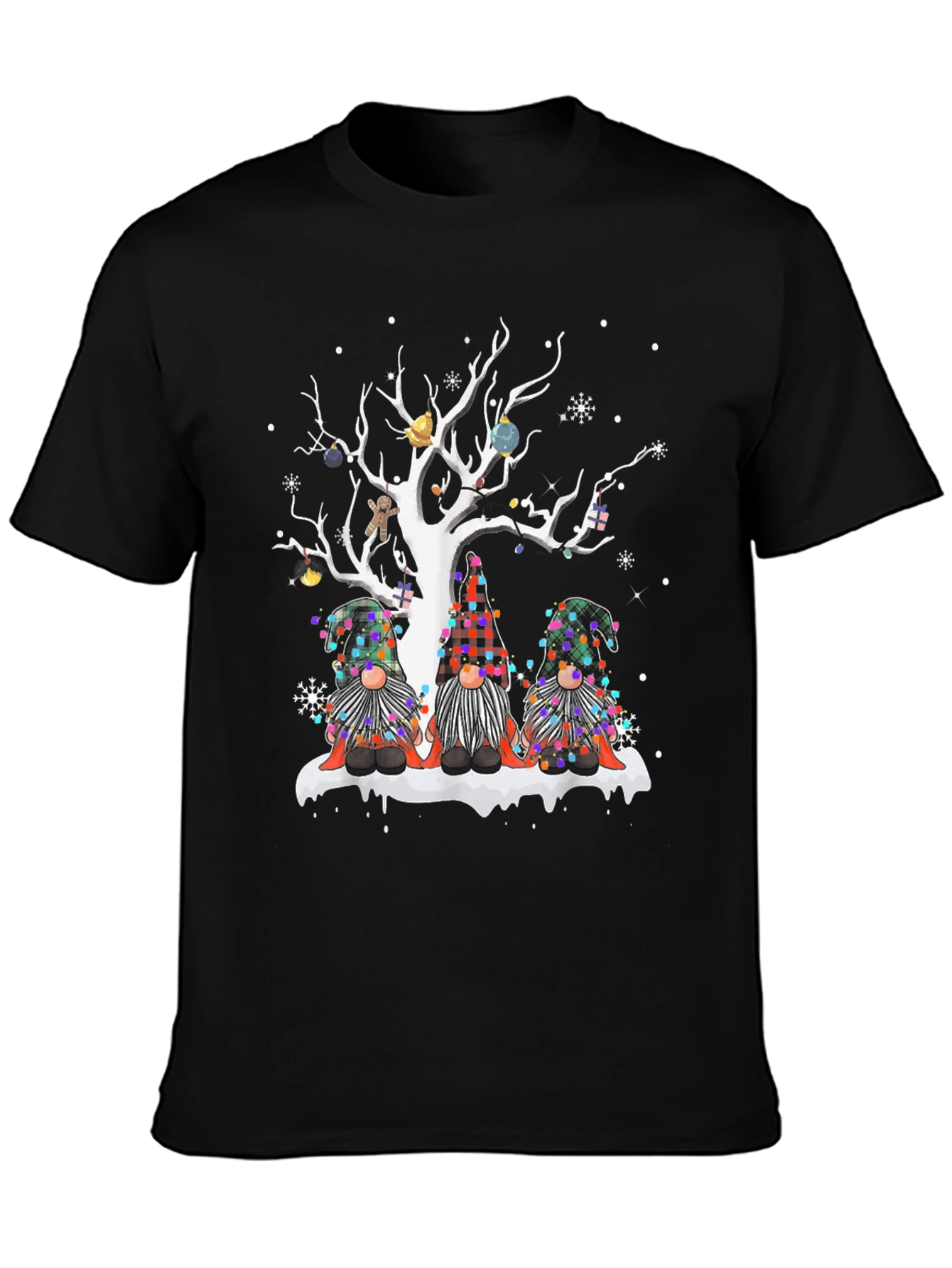 Festive Gnome Christmas Tree T-Shirt