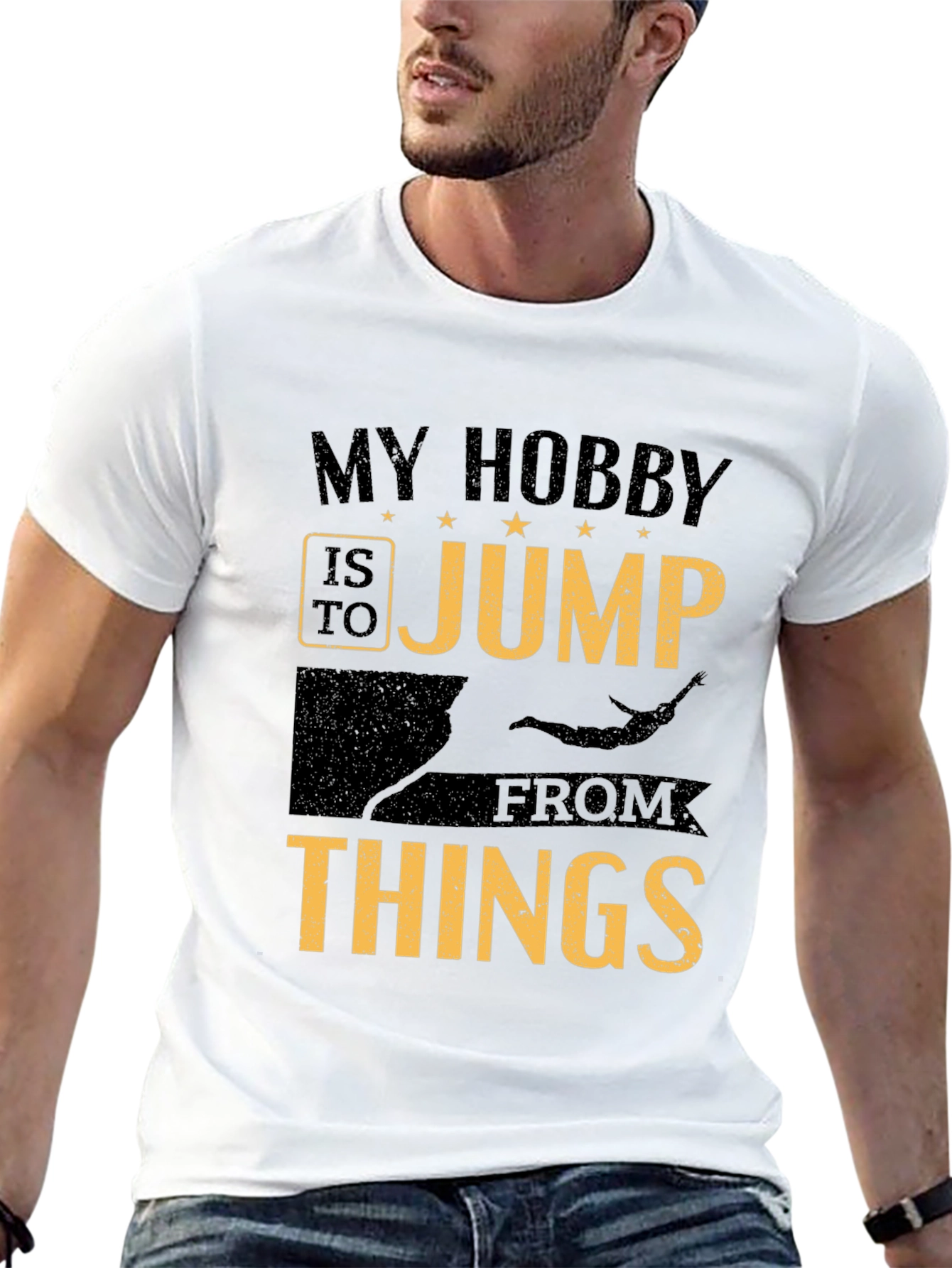My Hobby is to Jump From Things T-Shirt