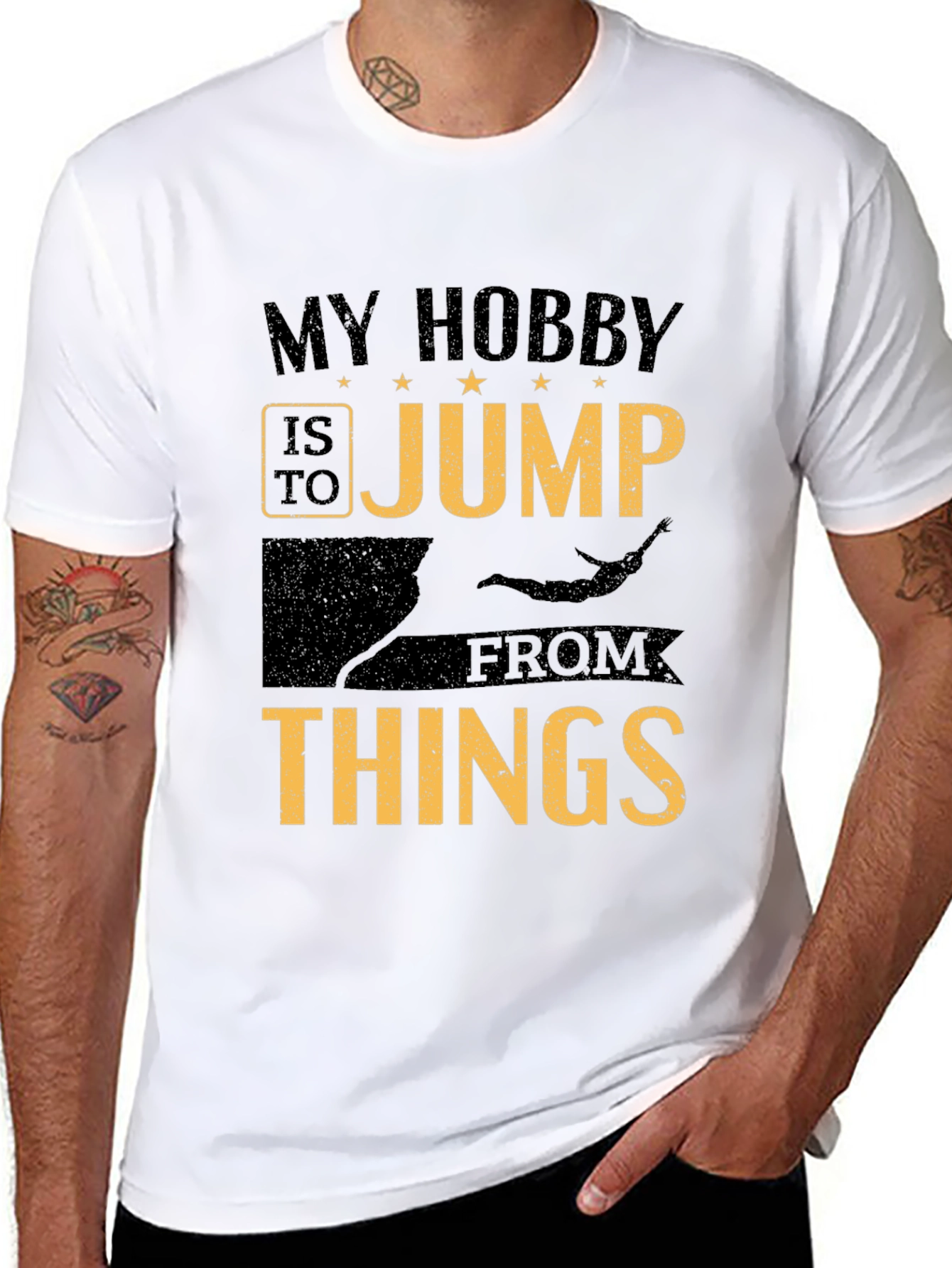 My Hobby is to Jump From Things T-Shirt