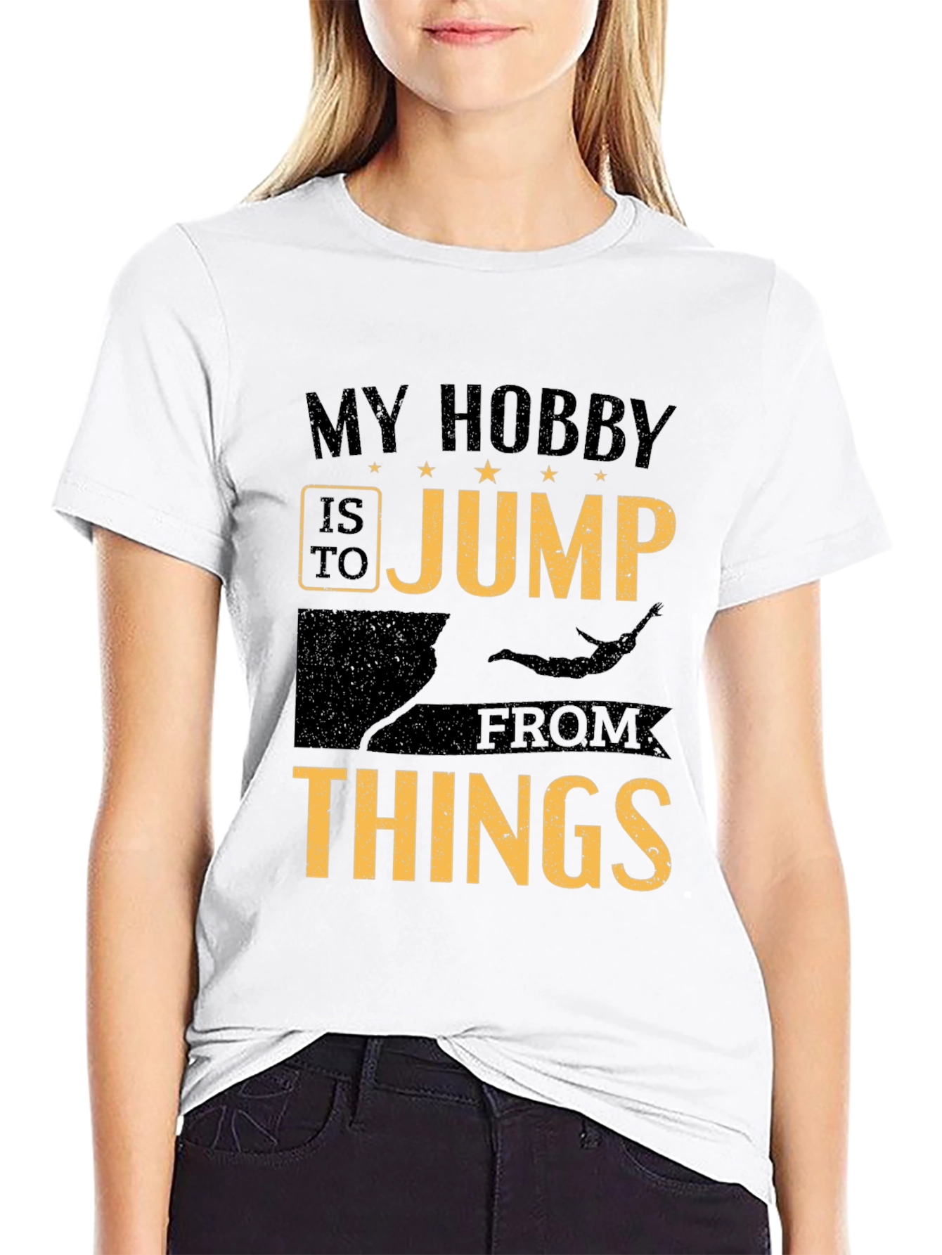 My Hobby is to Jump From Things T-Shirt