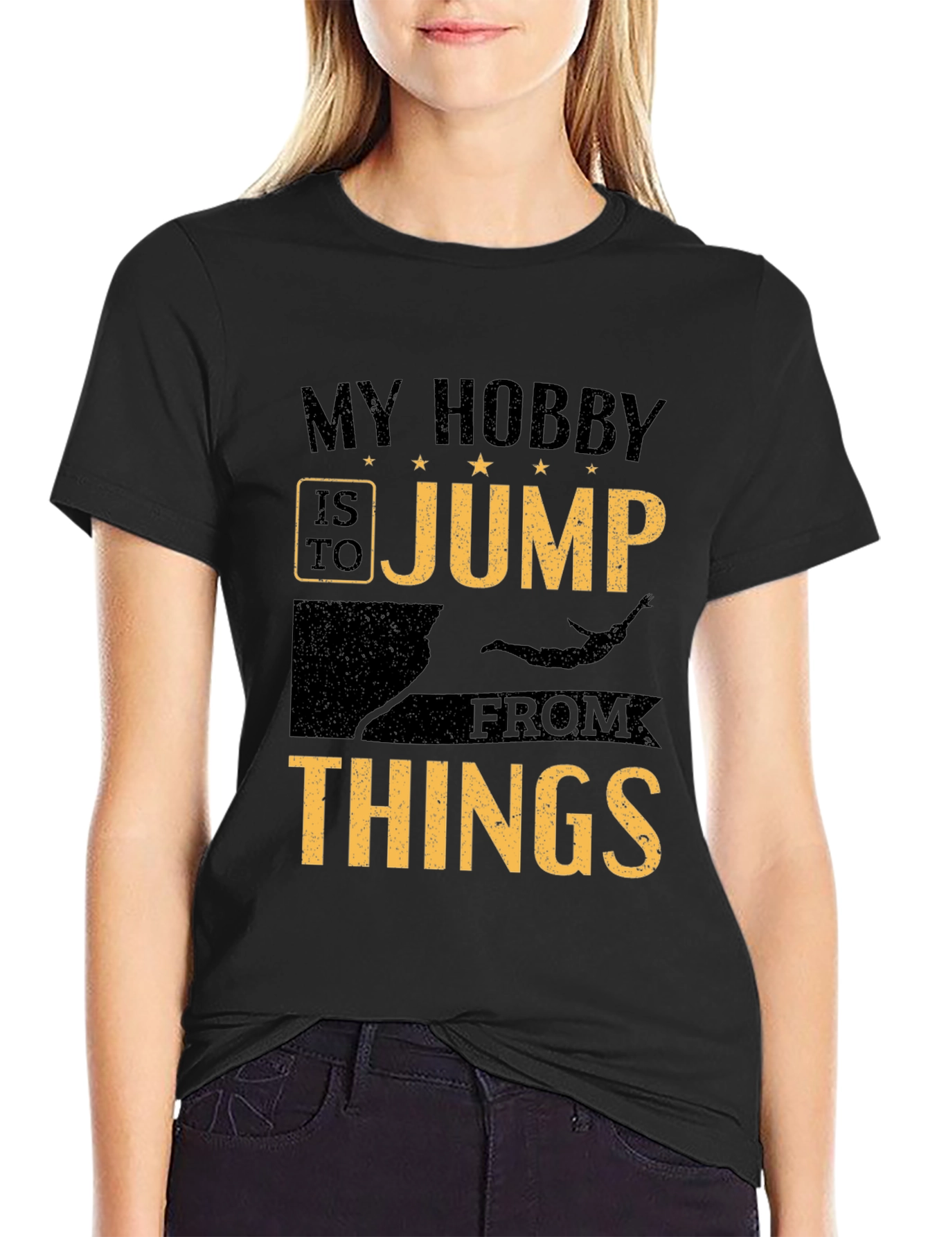 My Hobby is to Jump From Things T-Shirt