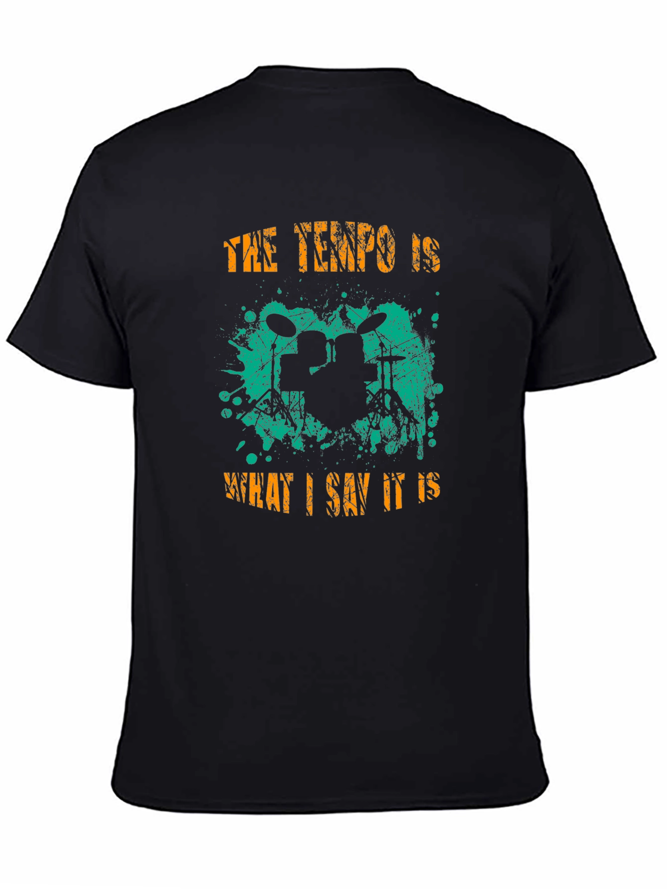 Tempo Drummer T-Shirt - Music Lover Tee