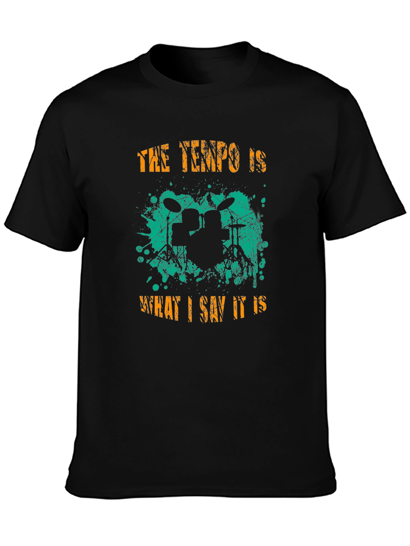 Tempo Drummer T-Shirt - Music Lover Tee