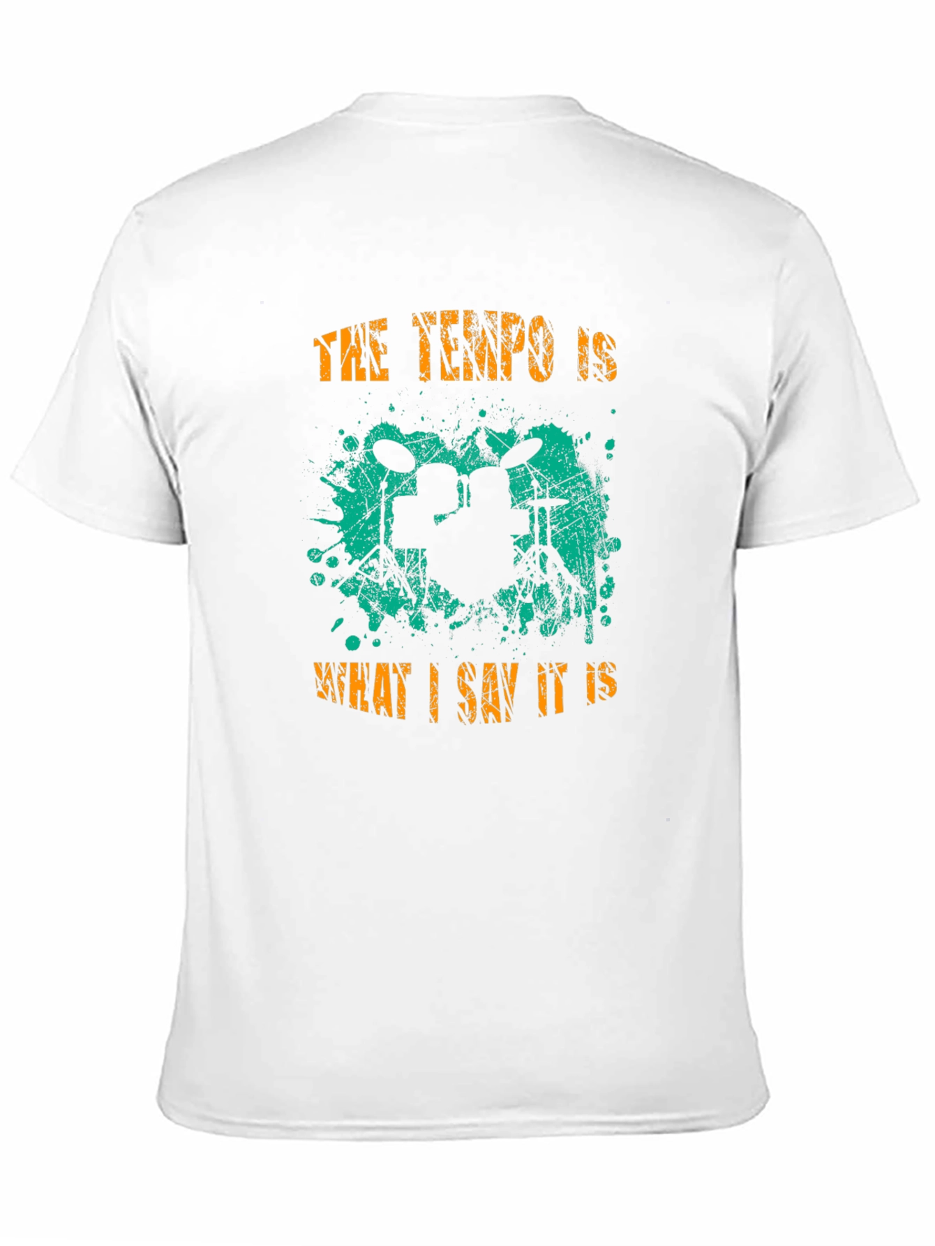 Tempo Drummer T-Shirt - Music Lover Tee