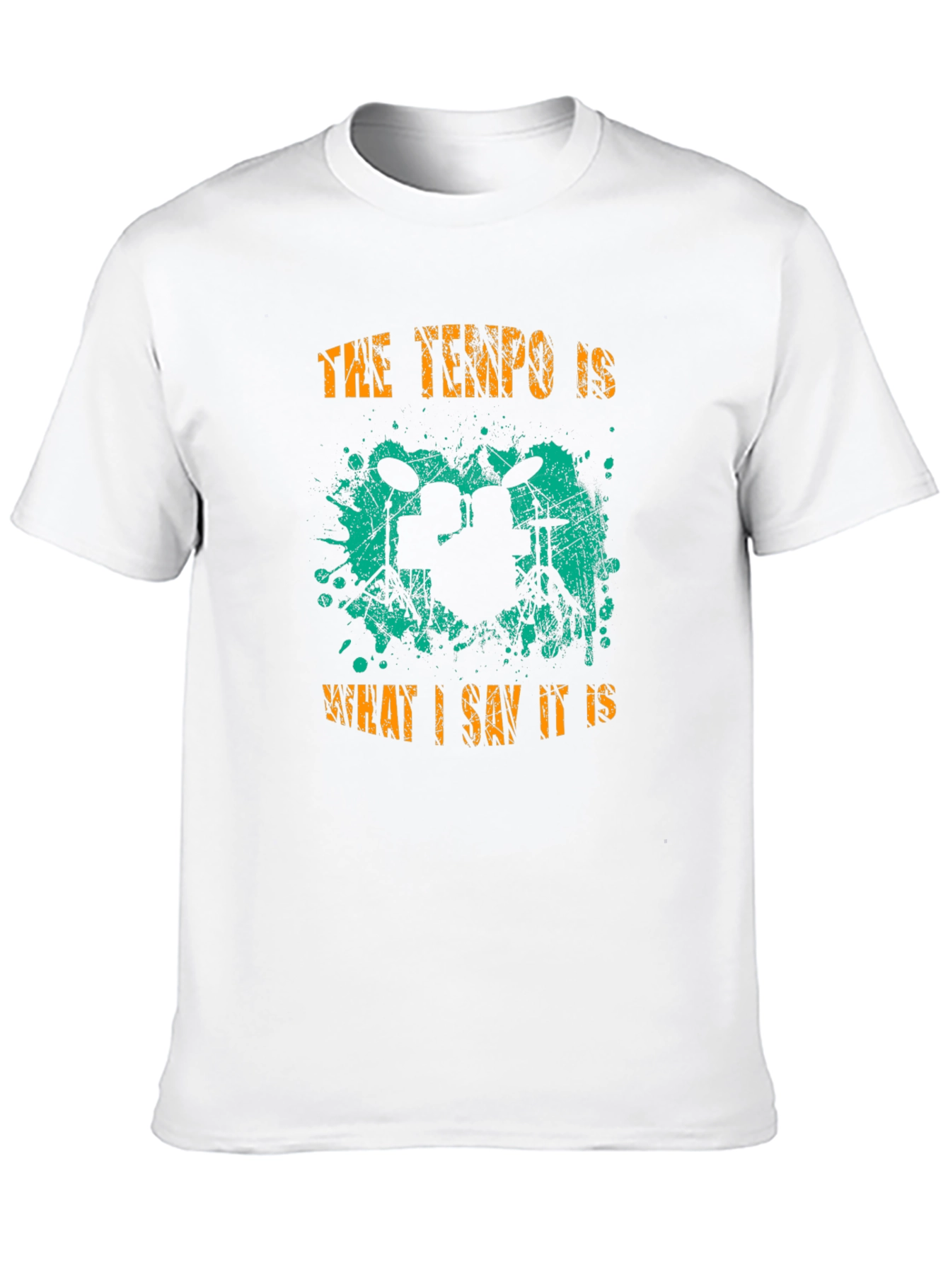Tempo Drummer T-Shirt - Music Lover Tee