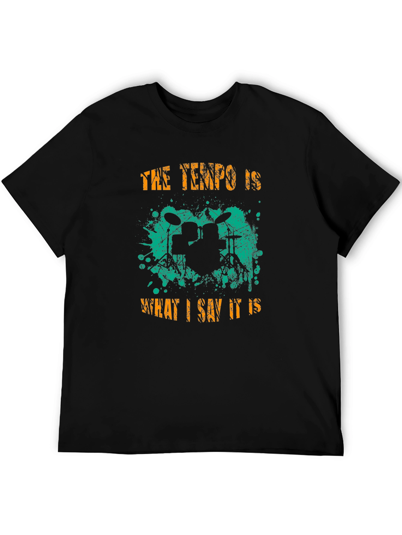 Tempo Drummer T-Shirt - Music Lover Tee