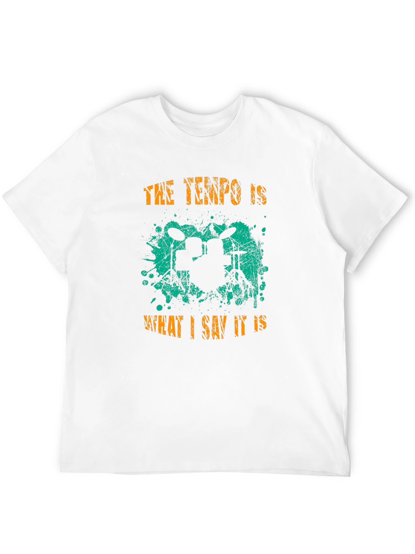Tempo Drummer T-Shirt - Music Lover Tee