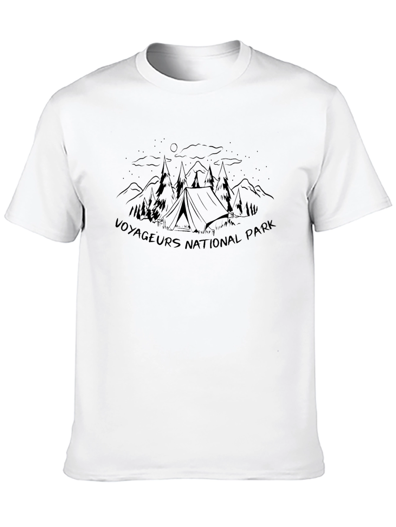 Voyageurs National Park Black T-Shirt
