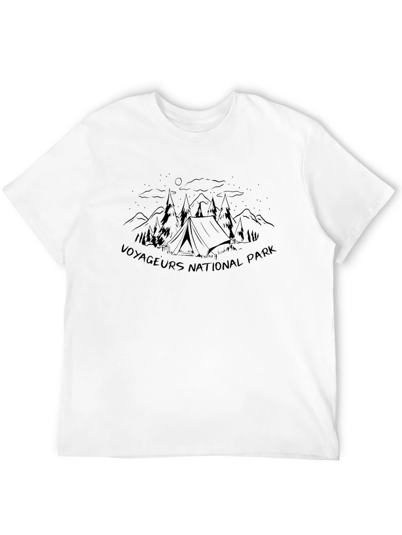 Voyageurs National Park Black T-Shirt