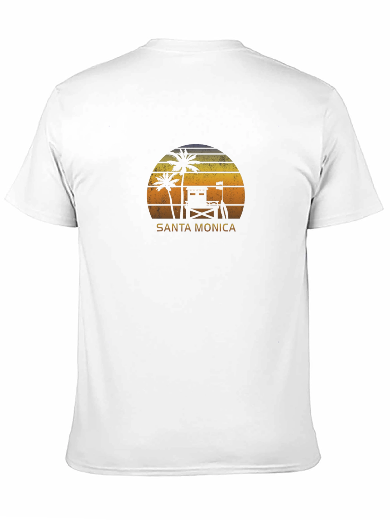 Santa Monica Sunset Graphic T-Shirt