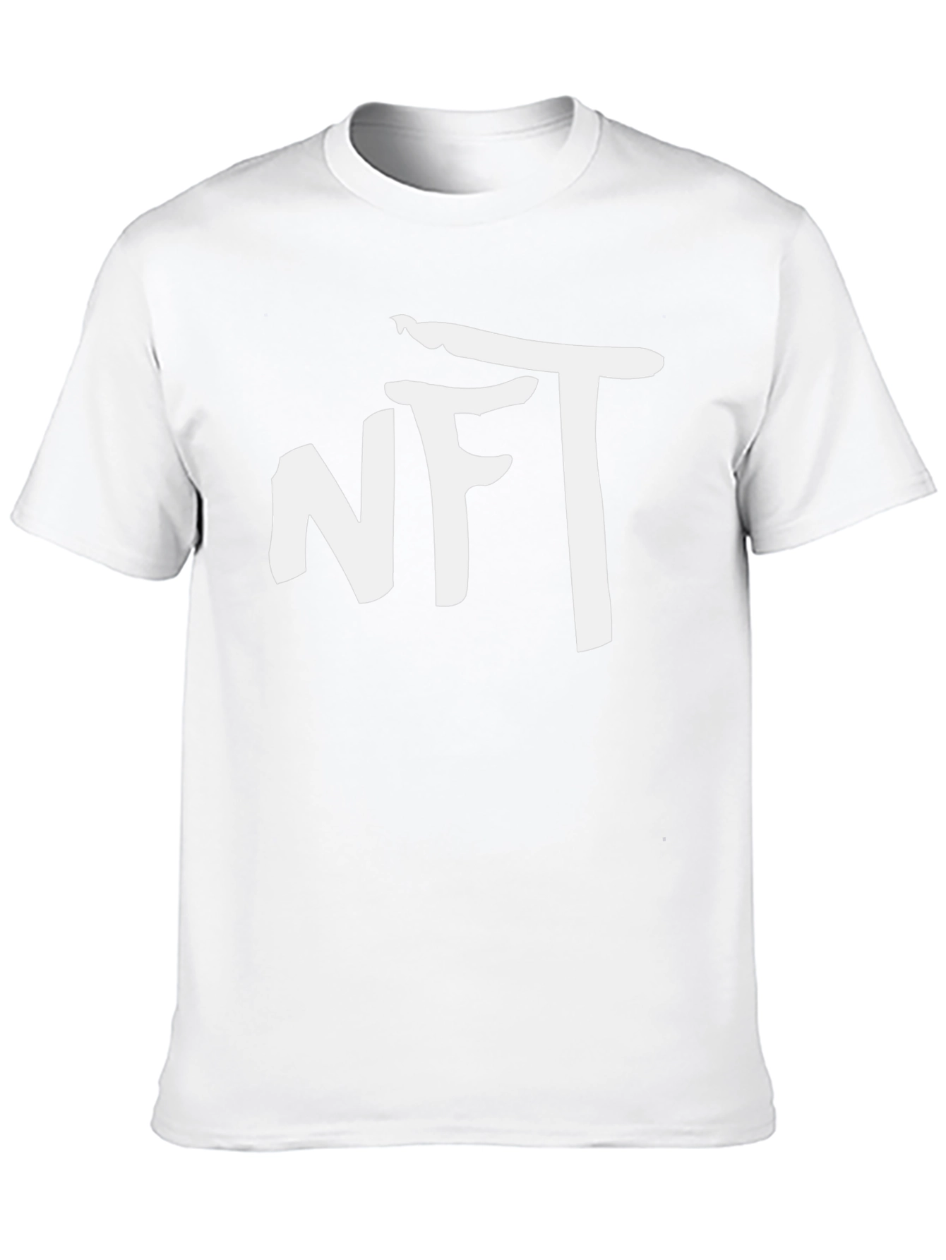 NFT Graphic T-Shirt - Black Cotton Blend