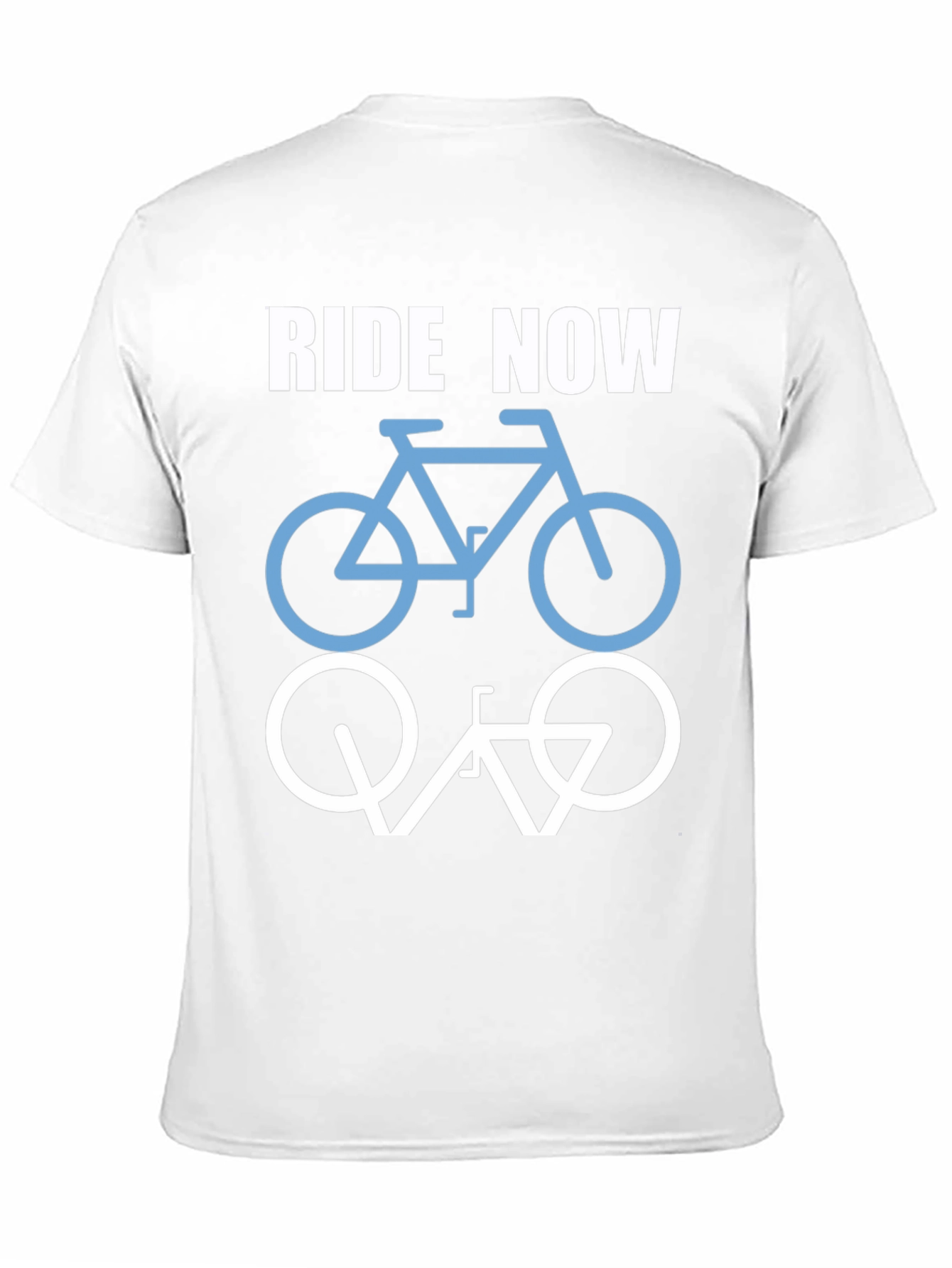 Ride Now Bicycle T-Shirt - Casual Cotton Tee