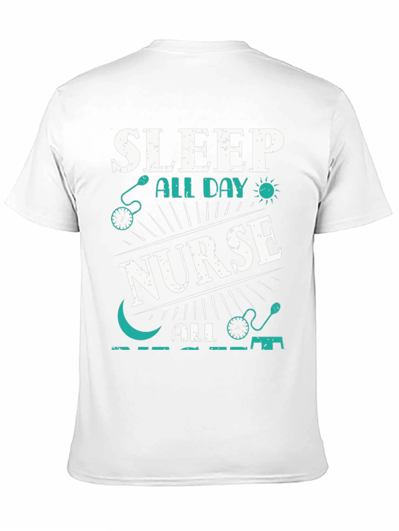 Sleep All Day Nurse T-Shirt