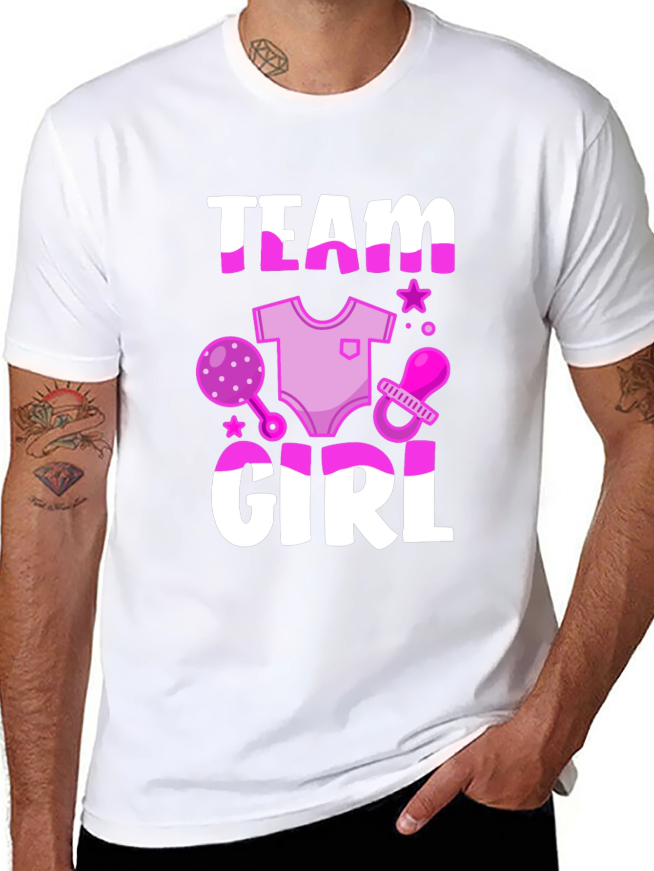Team Girl Gender Reveal T-Shirt