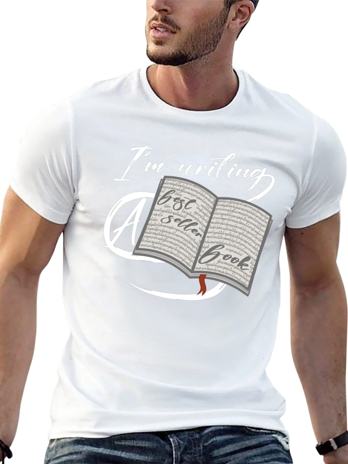 Writers Tee: Im Writing a Bestseller Book T-Shirt